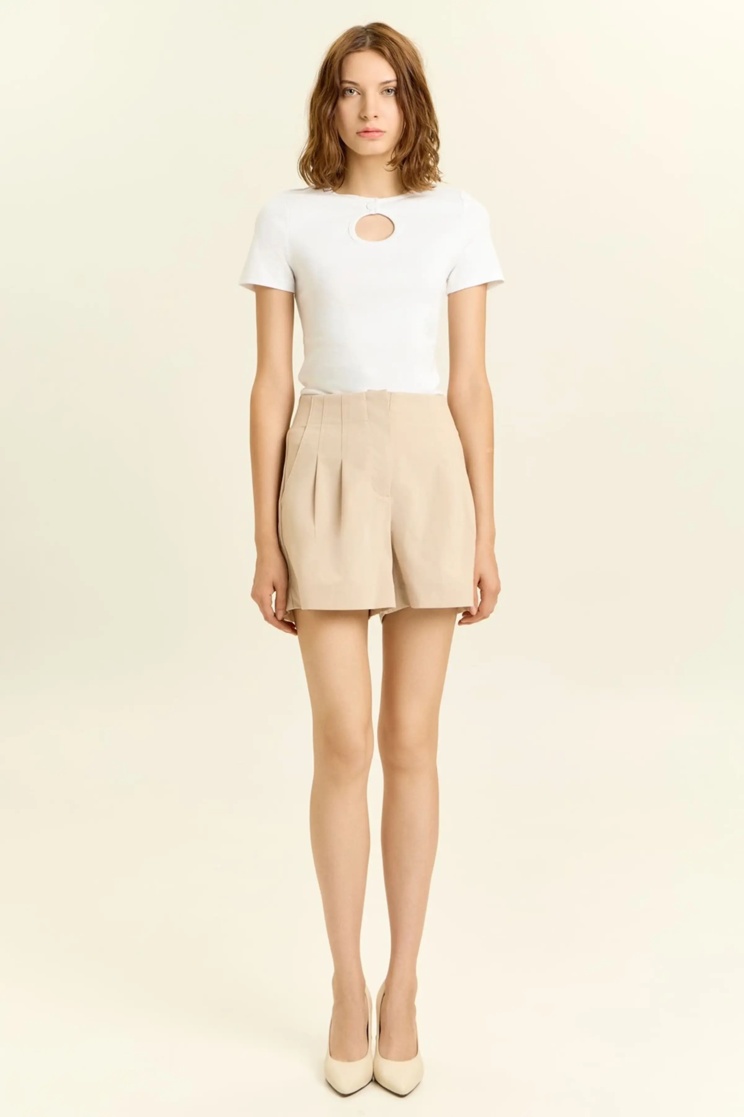 Шорты бежевый для женщин 45296-15 57