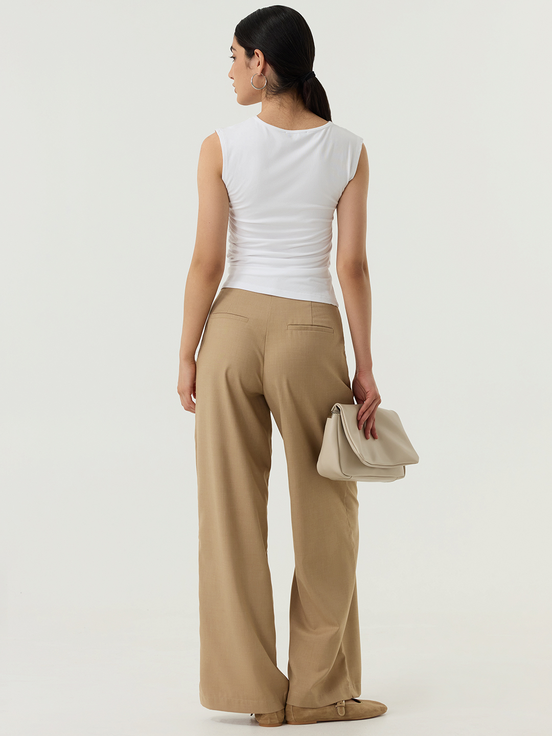 Топ белый для женщин 48102-4 46