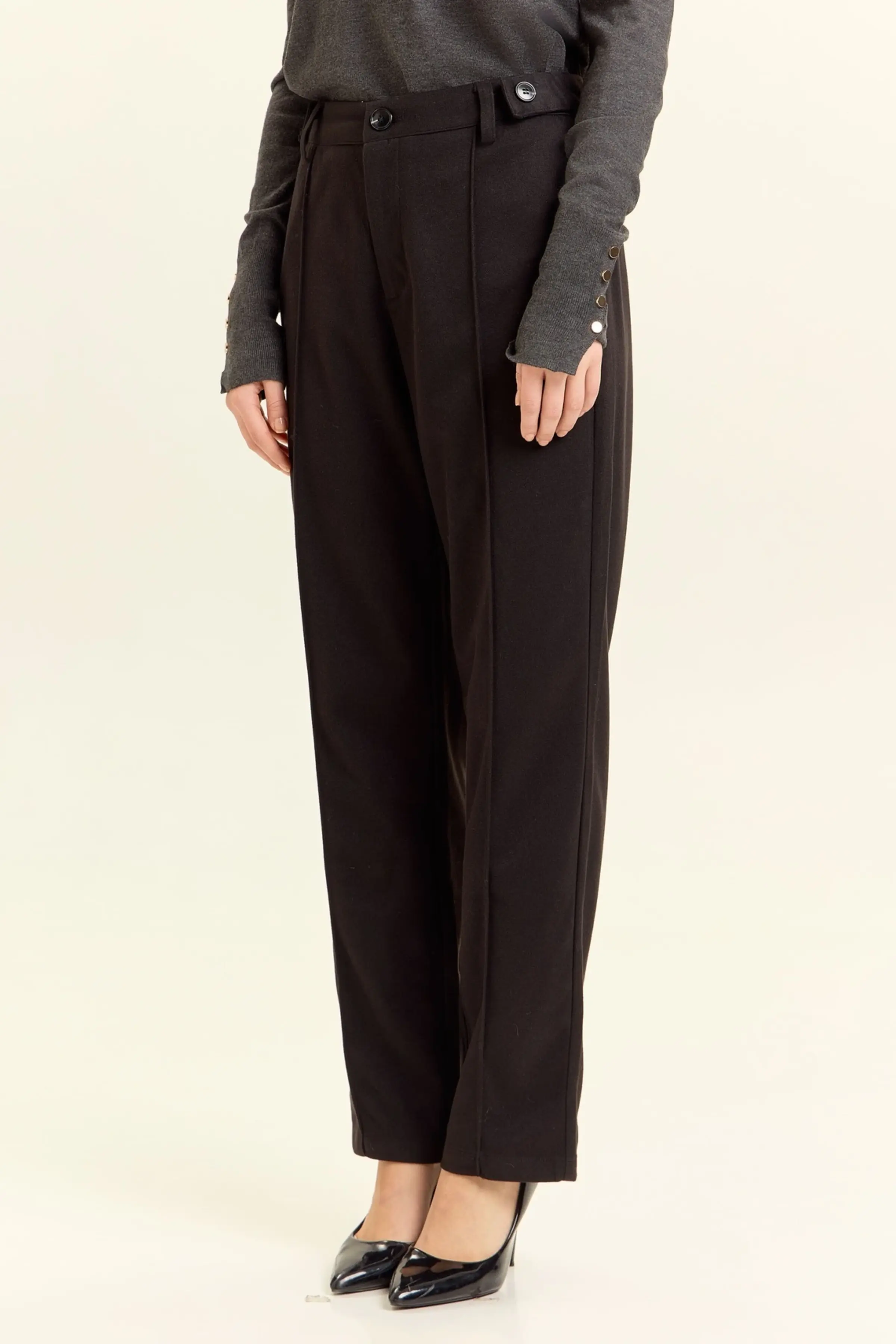 Брюки черный для женщин 47205-1 71