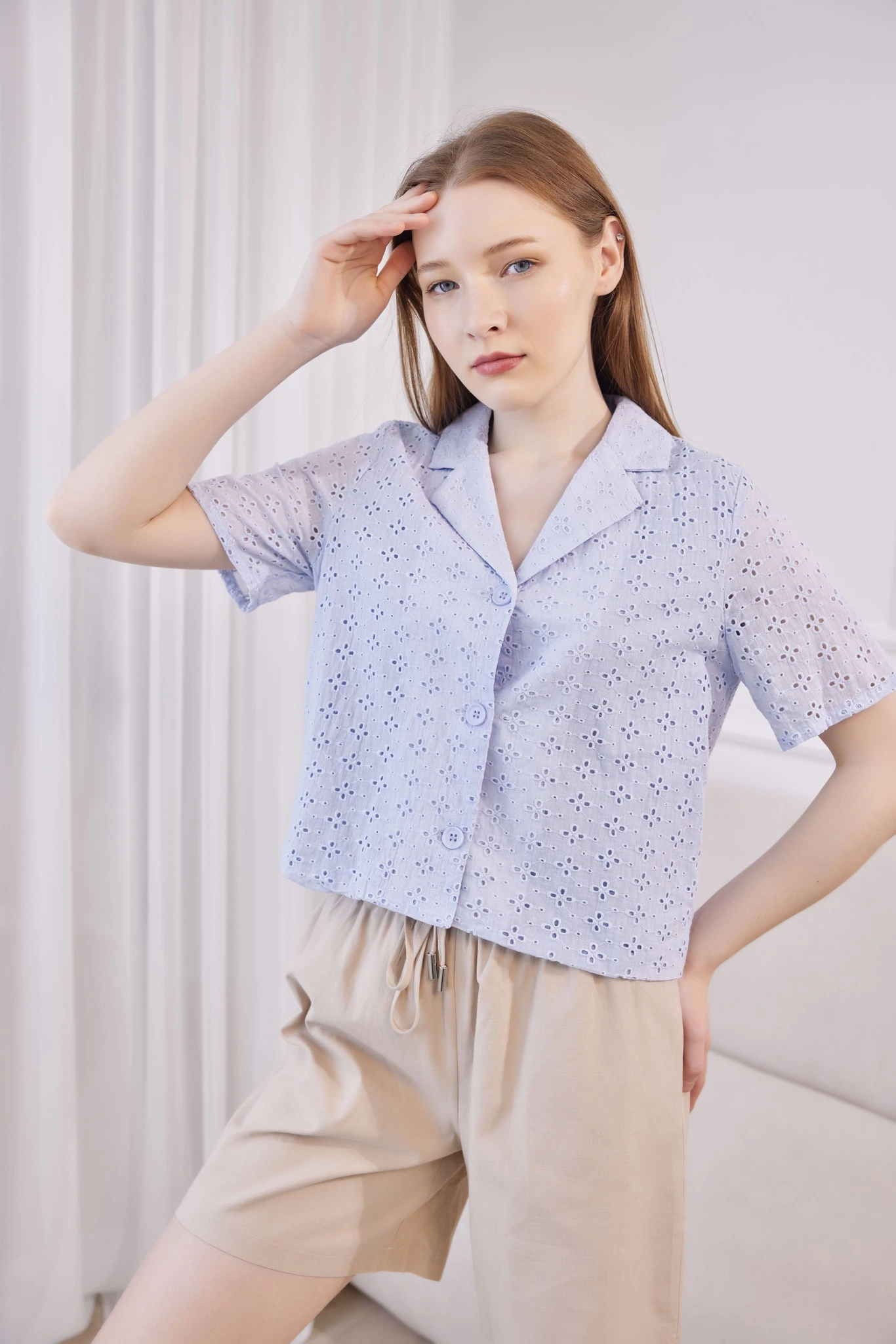 Рубашка темно-синий для женщин 41152-18 66