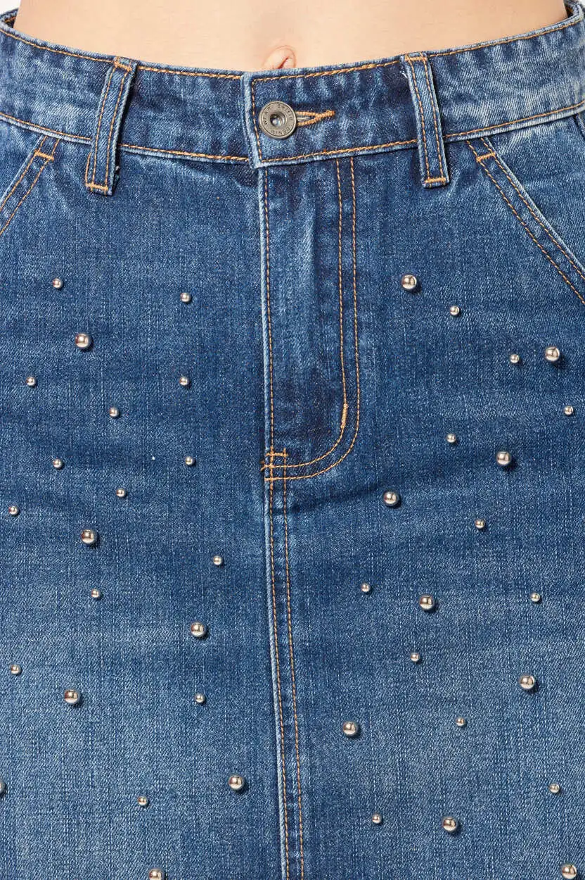 Юбка темно-синий для женщин 44238-18 52