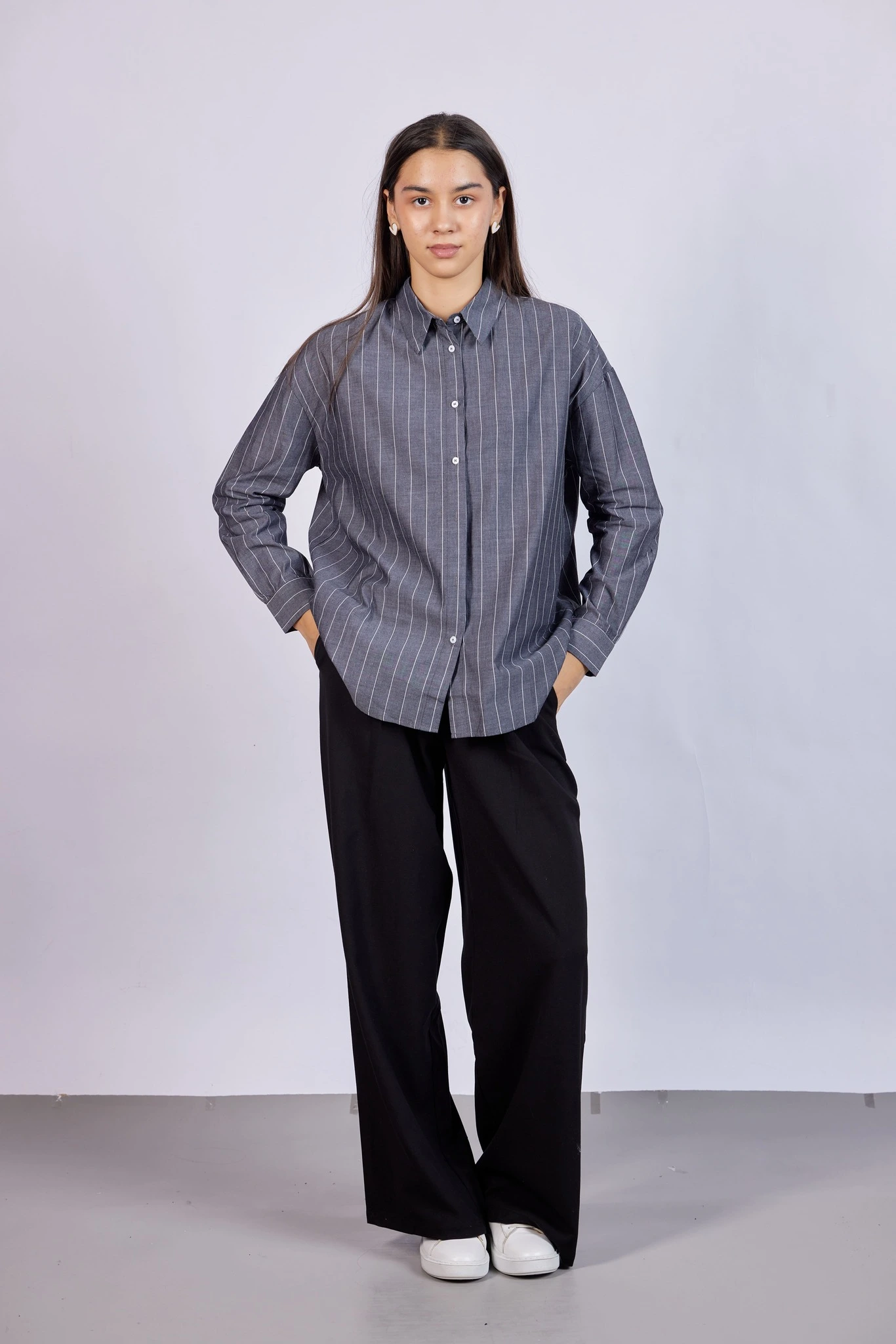 Брюки черный для женщин 43187-1 71