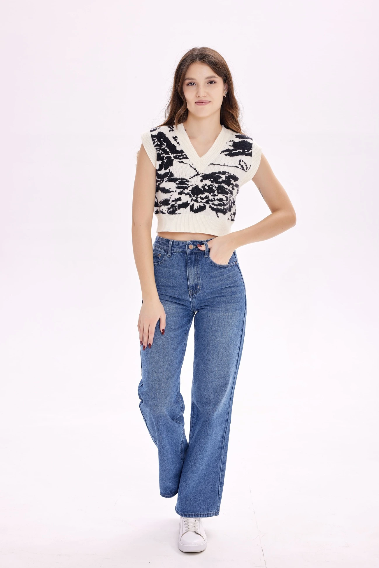 Жилетка белый для женщин 39248-4 68