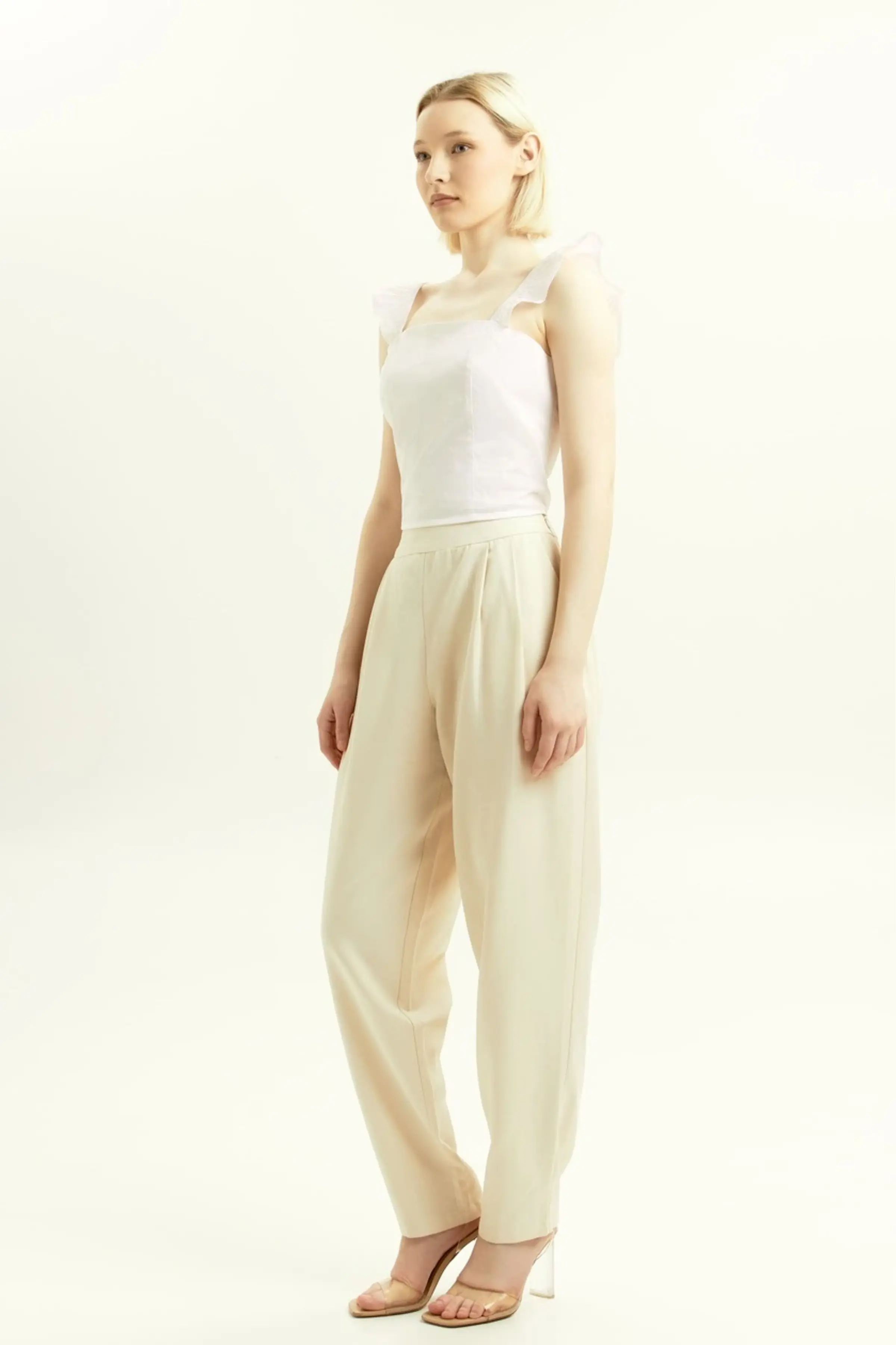 Топ белый для женщин 45185-4 46