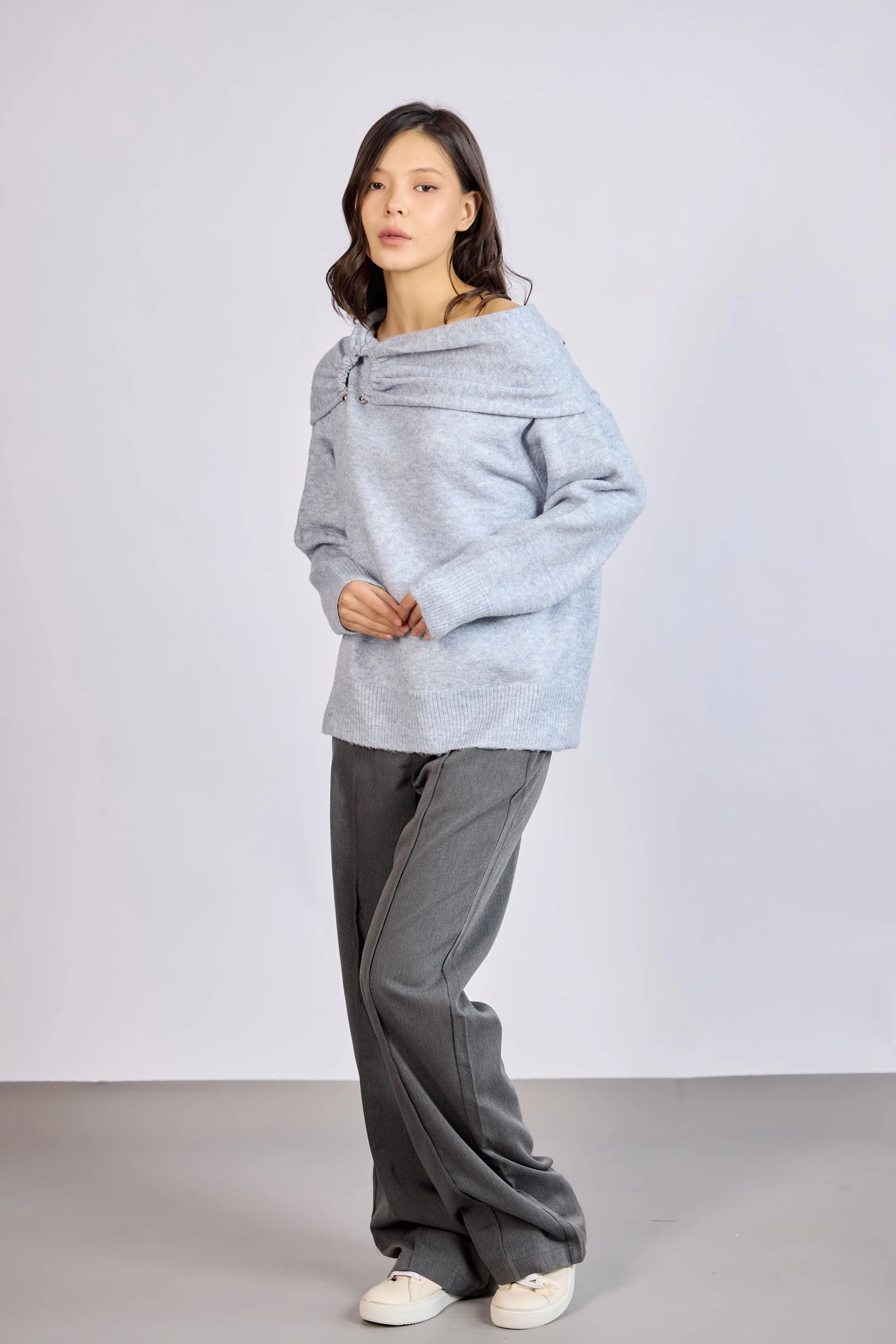 Свитер голубой для женщин 43112-10 65