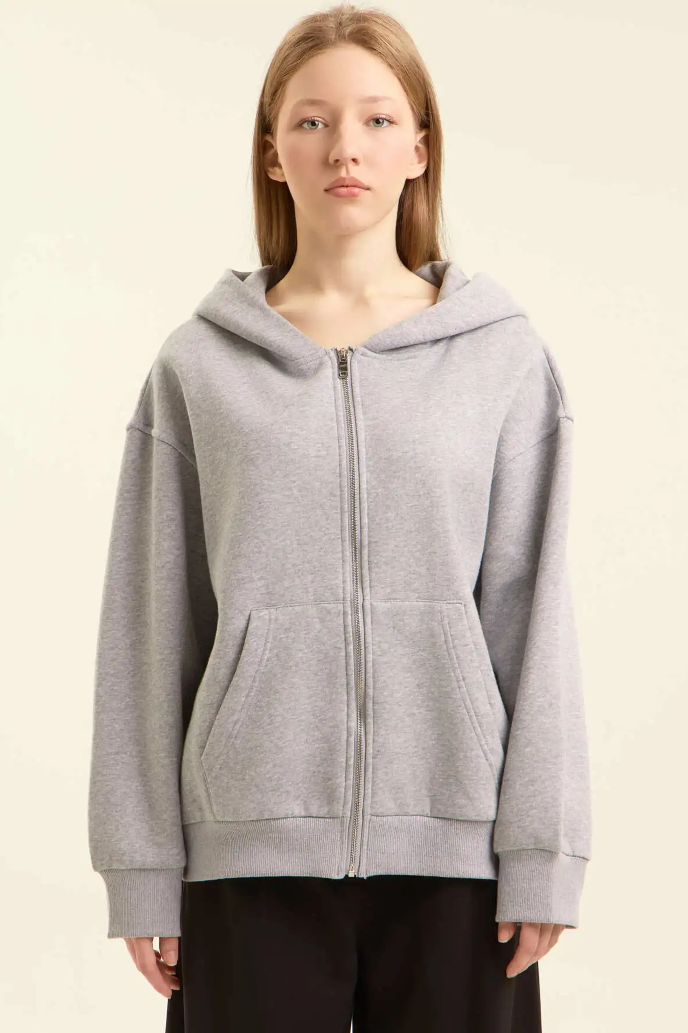 Худи серый для женщин 47244-61 62
