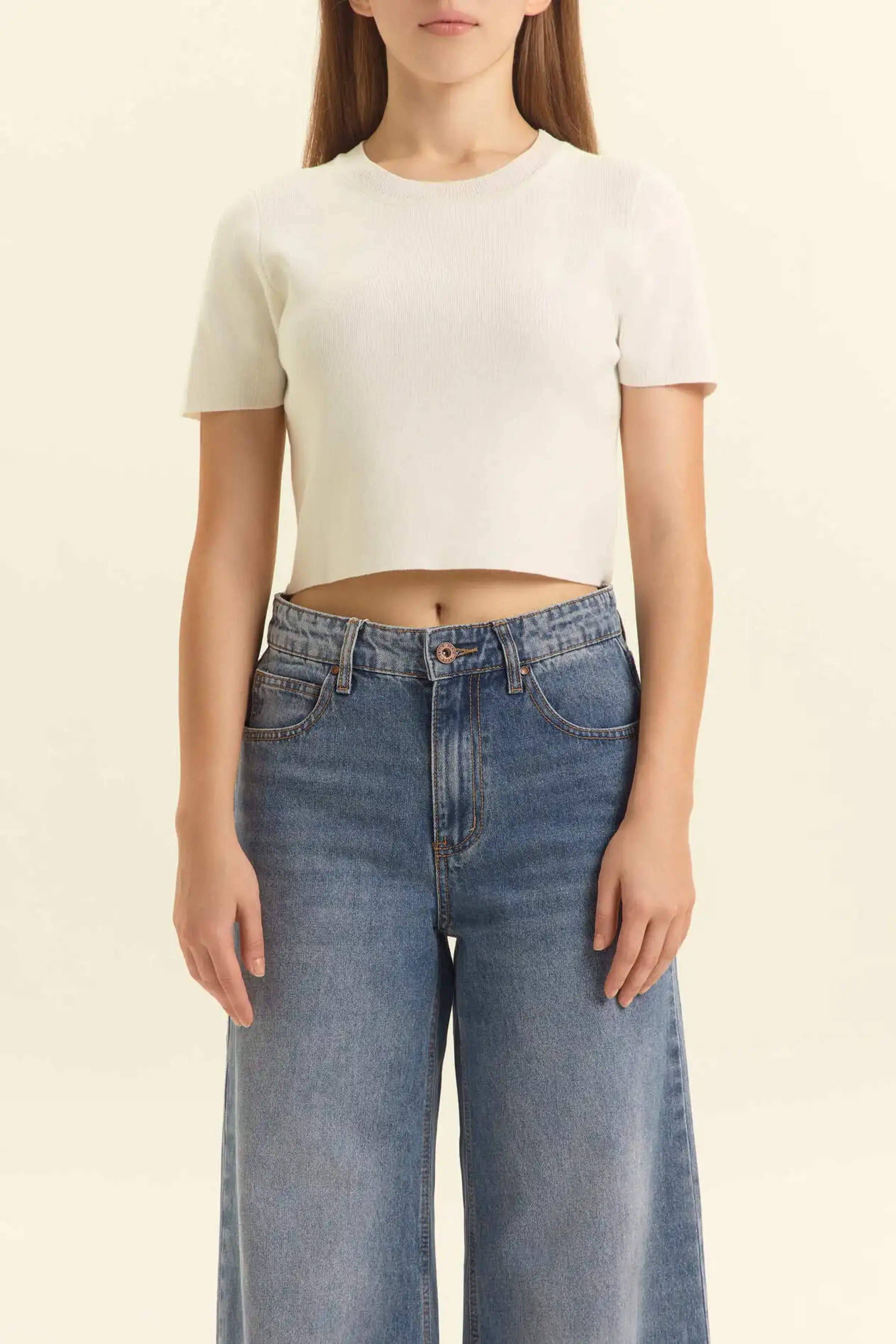 Джемпер белый для женщин 46342-4 60