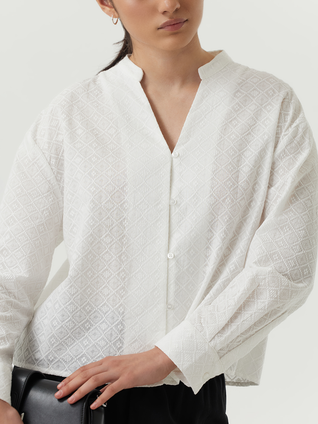 Блузка белый для женщин 48196-4 28