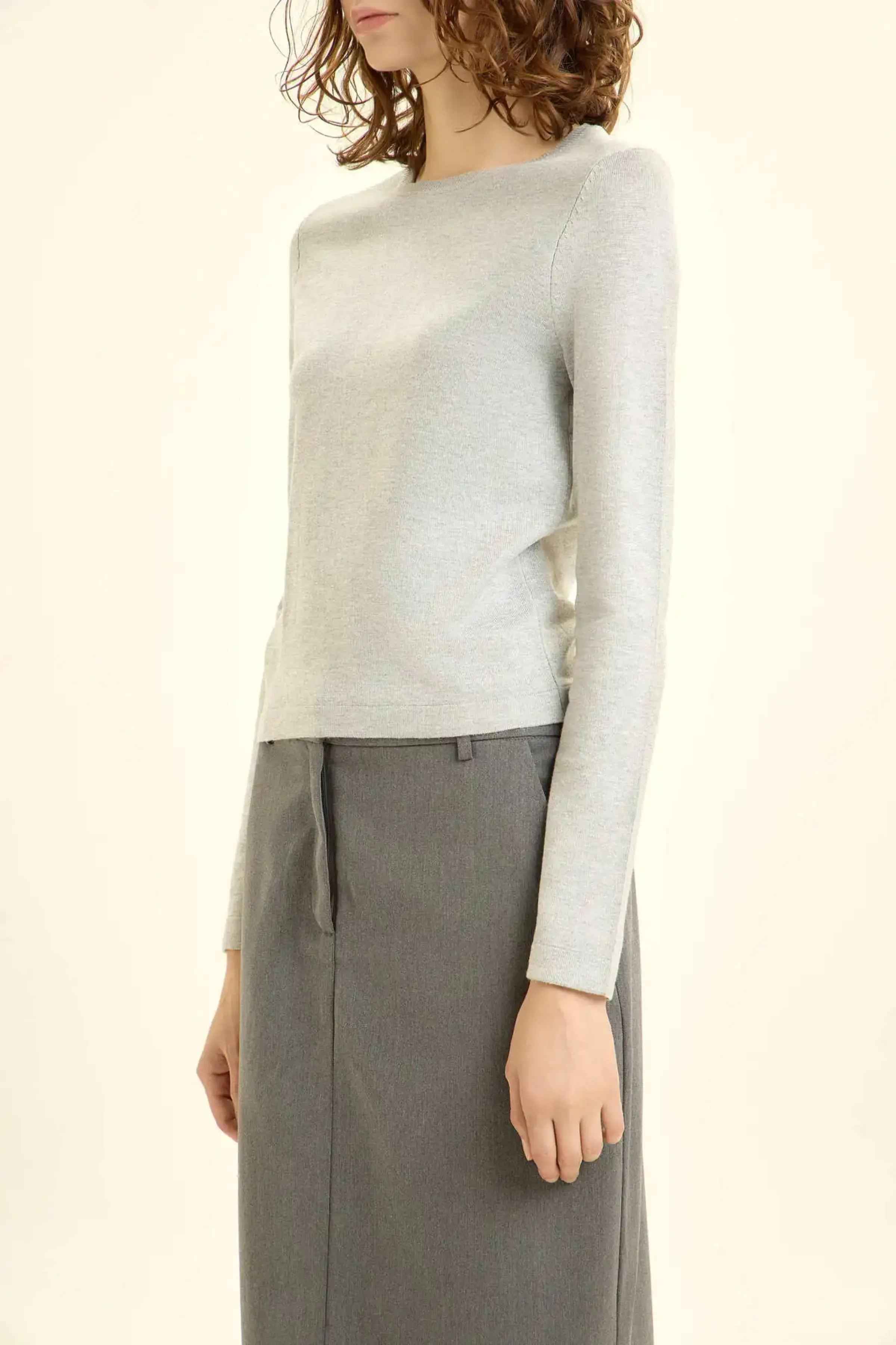 Джемпер серый для женщин 46129-61 60