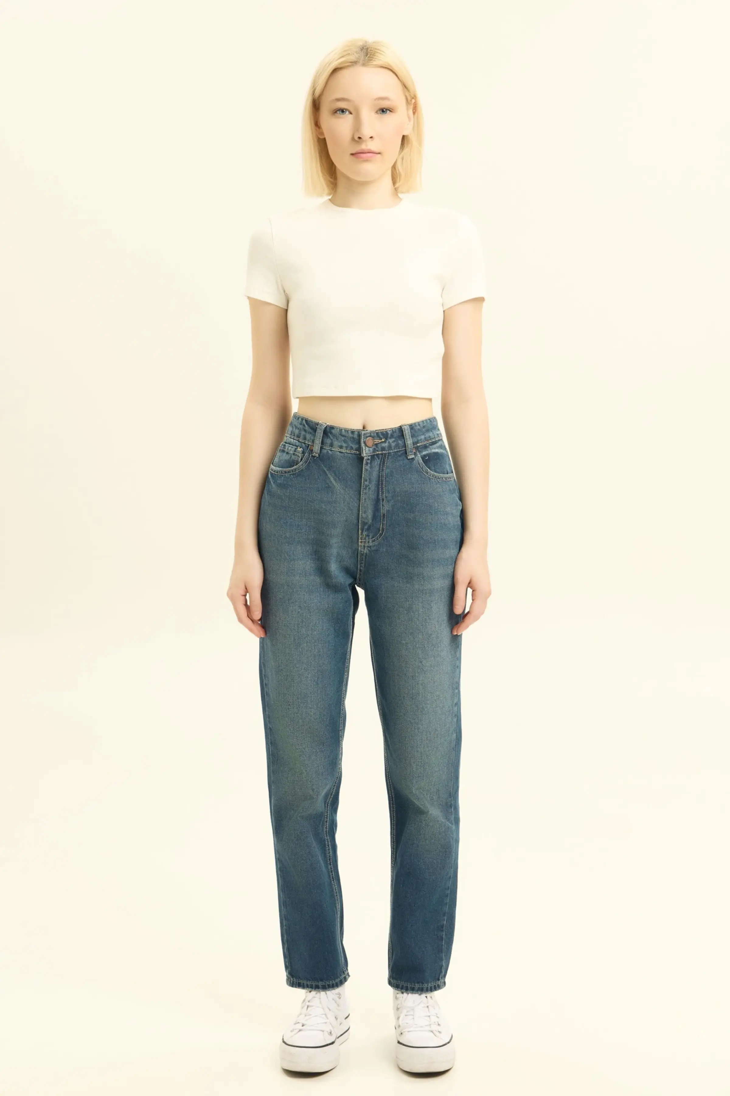 Джинсы темно-синий для женщин 45755-18 74