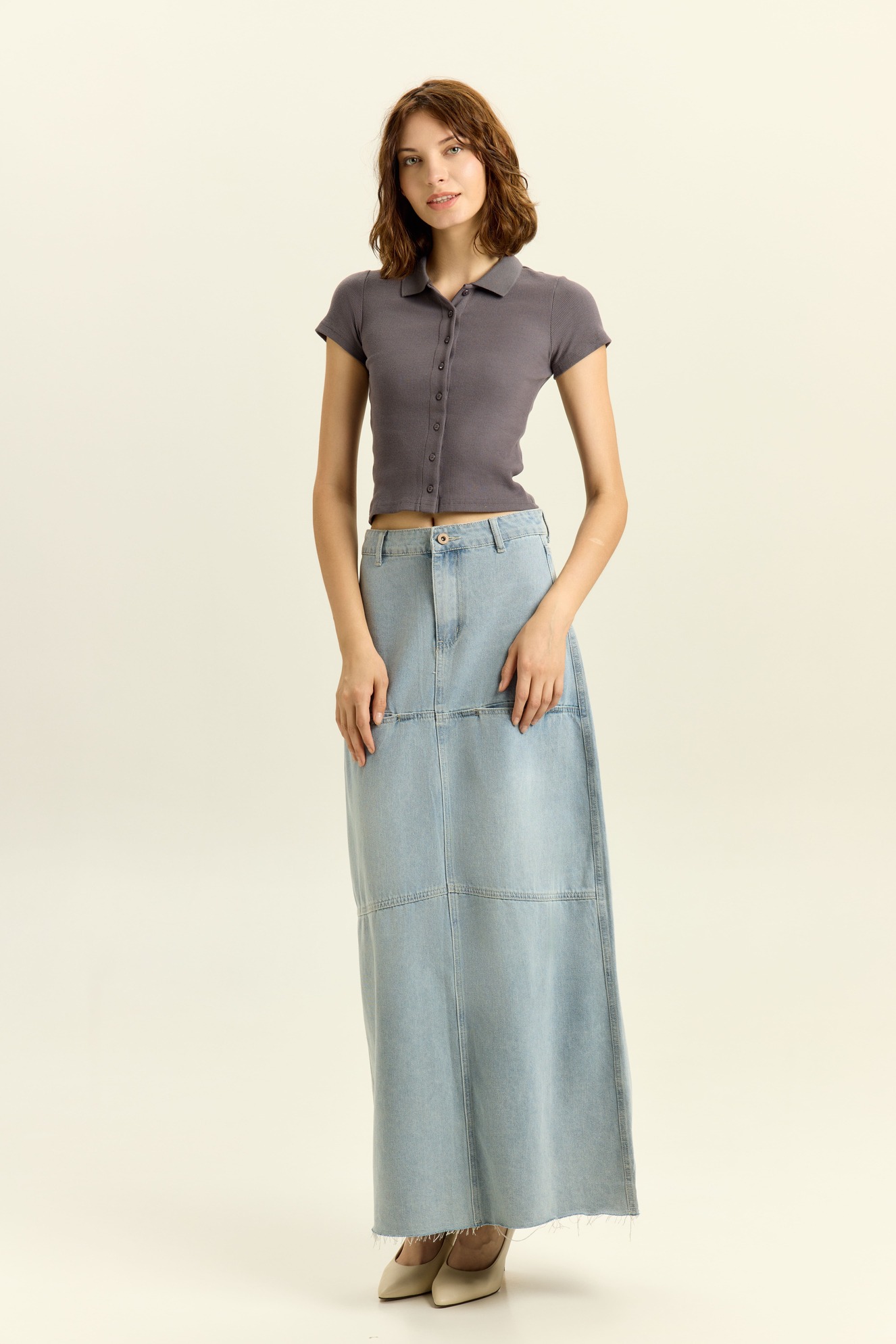 Топ серый для женщин 41137-61 46