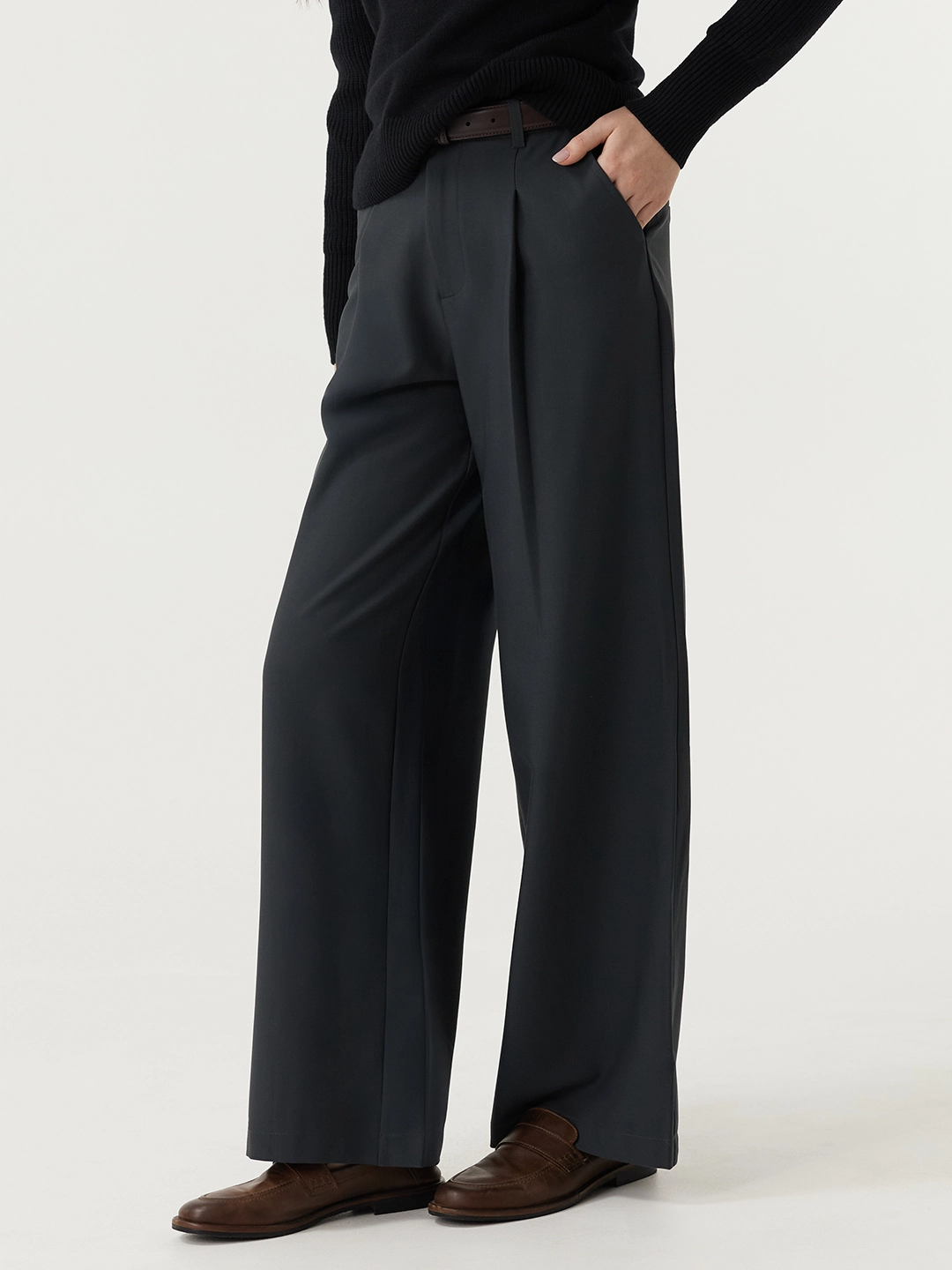 Брюки темно-серый для женщин 48125-12 71