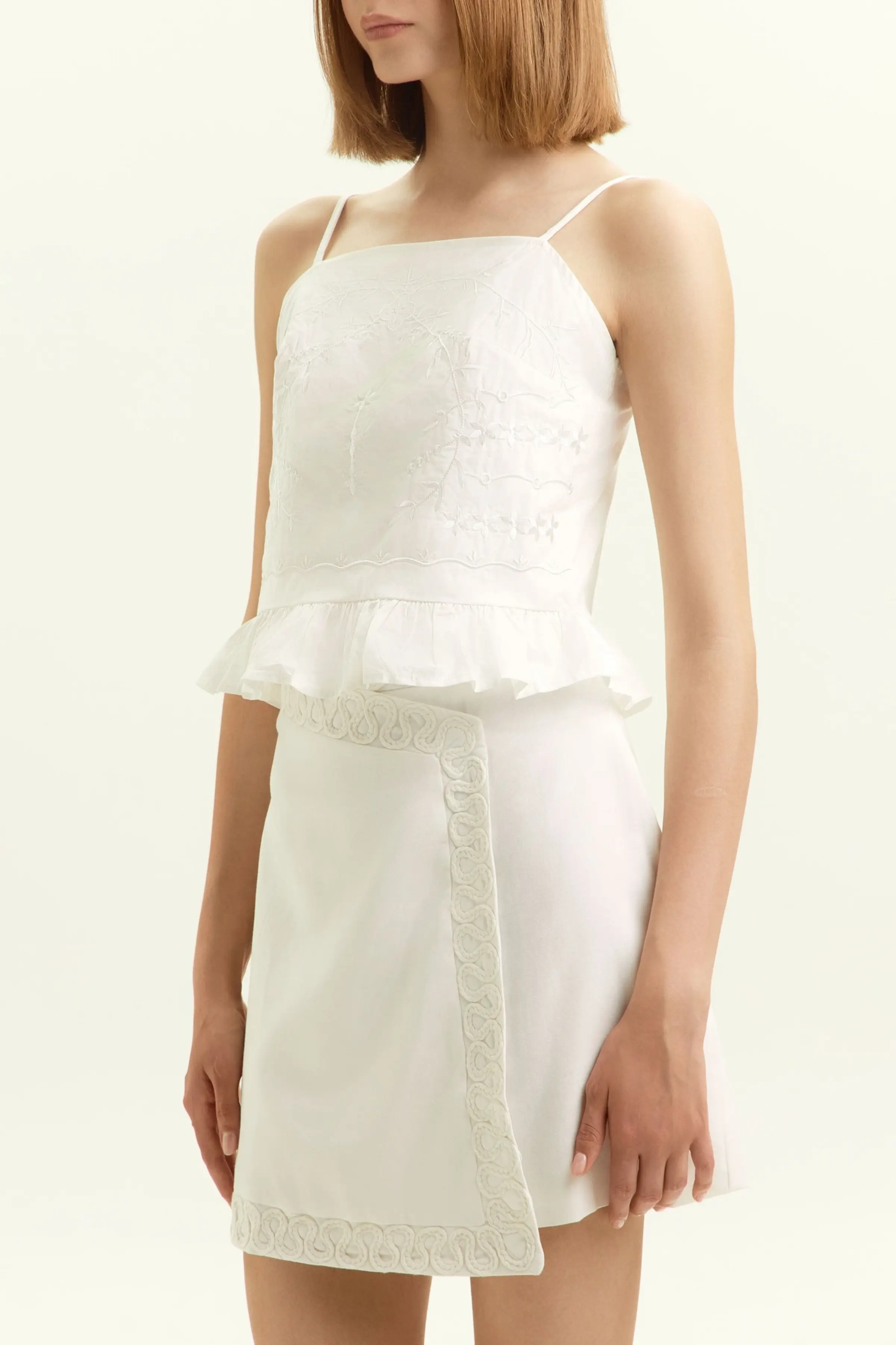 Топ белый для женщин 45151-4 46