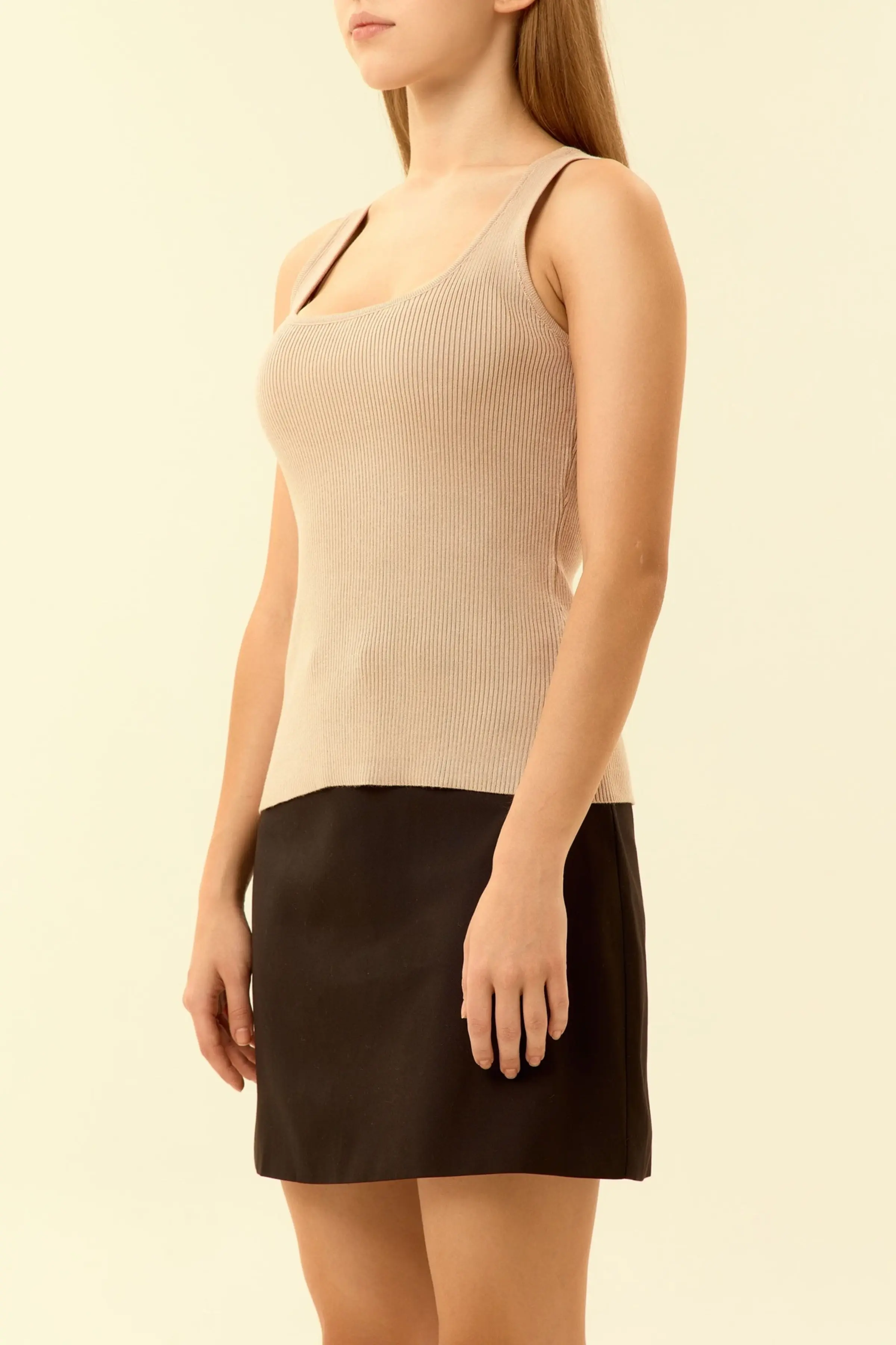 Топ бежевый для женщин 46115-15 46