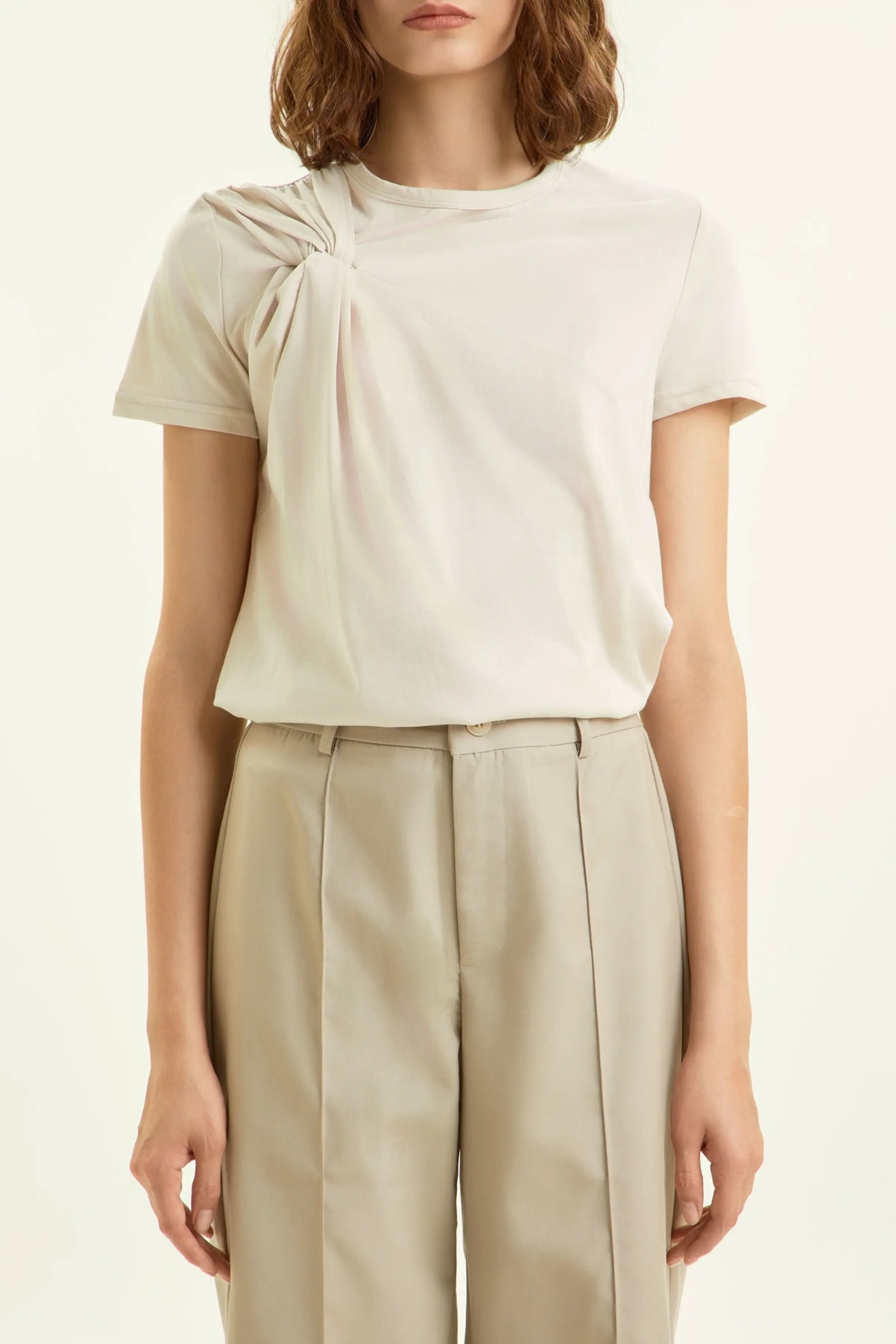 Футболка бежевый для женщин 45253-15 67