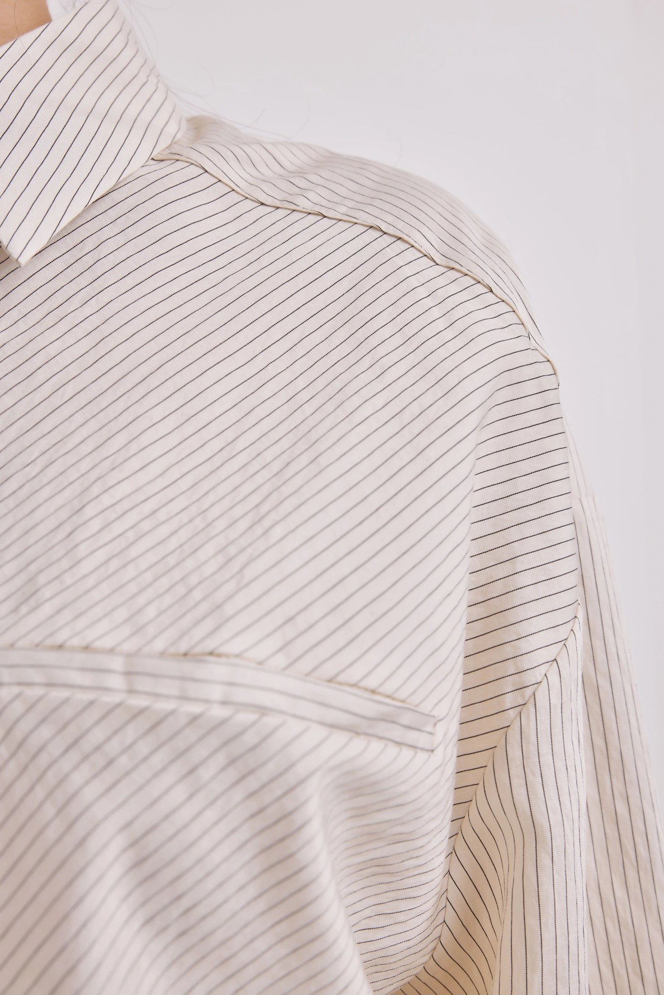 Рубашка бежевая полоска для женщин 41249-215 66