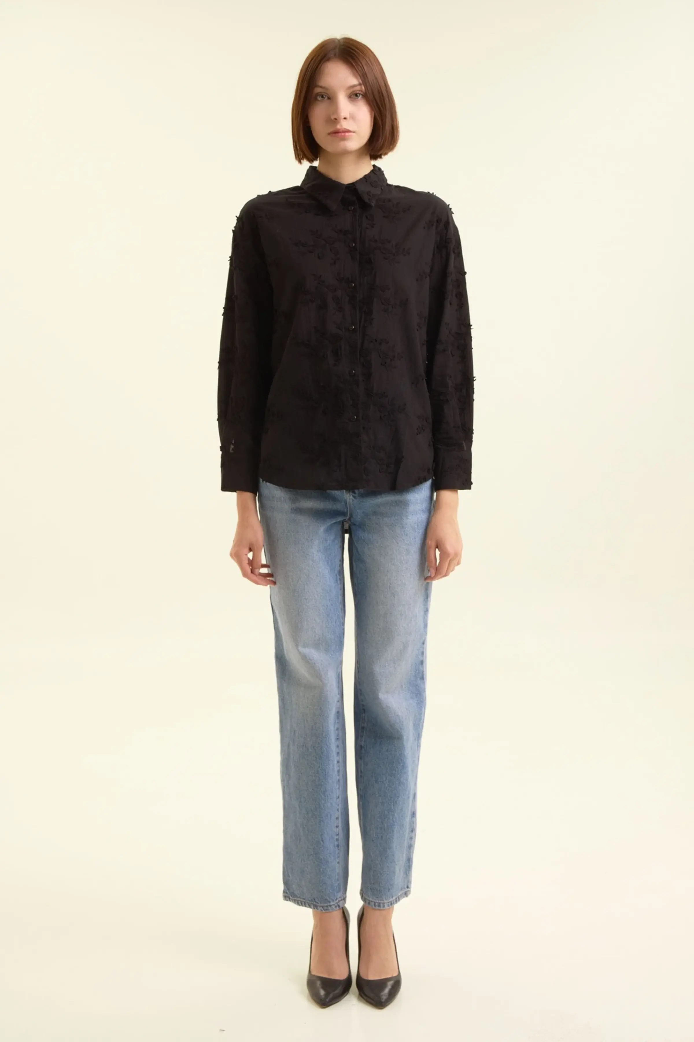 Рубашка черный для женщин 47203-1 66