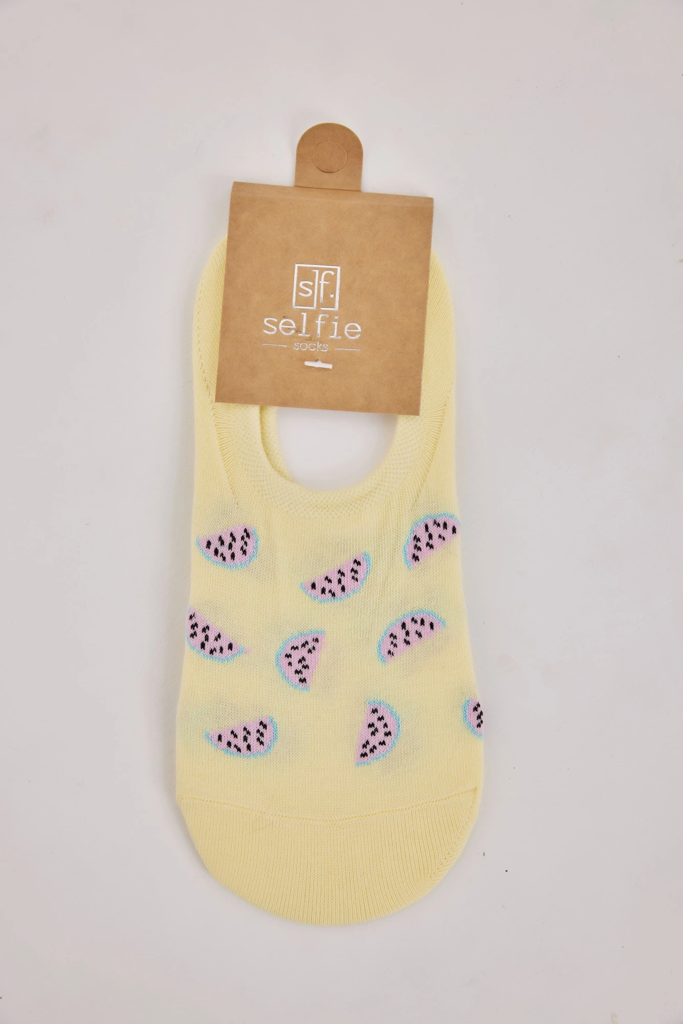 Носки лимонный для женщин K-186-63 21