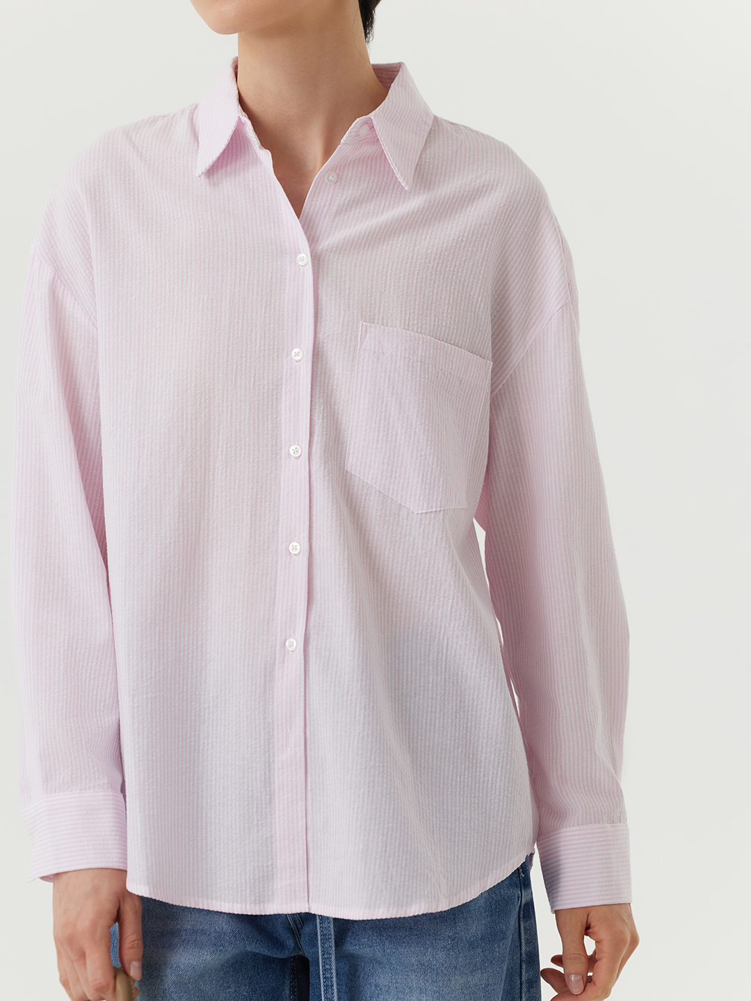 Рубашка розовый для женщин 48145-17 66