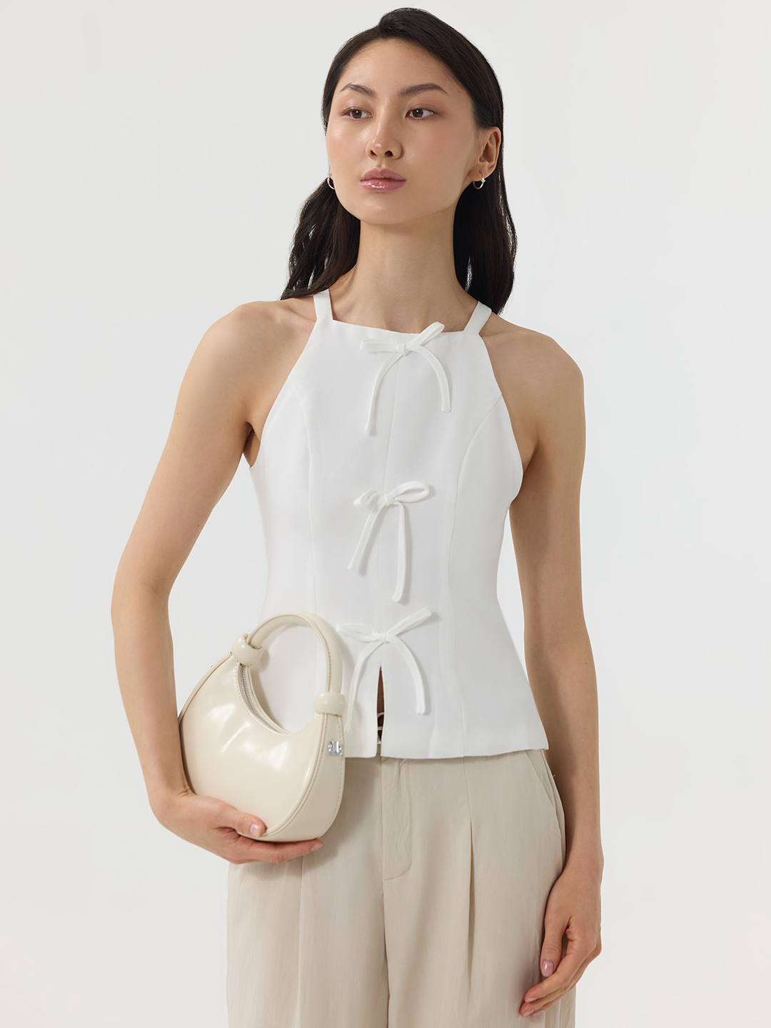 Топ белый для женщин 49100-4 46