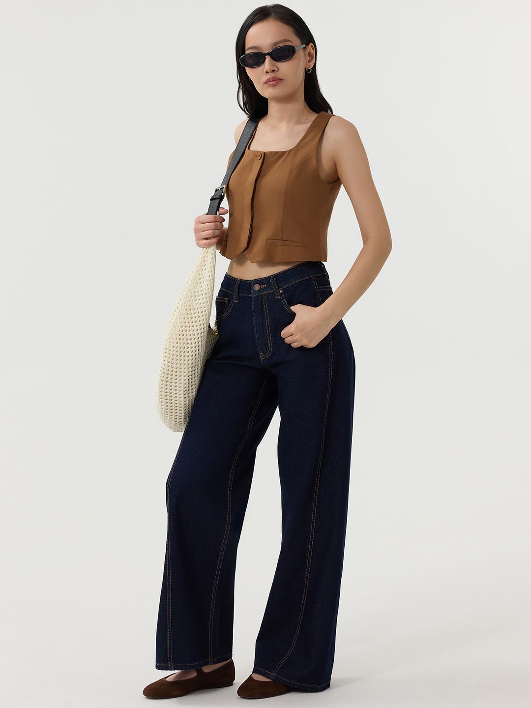 Джинсы темно-синий для женщин 48198-18 74