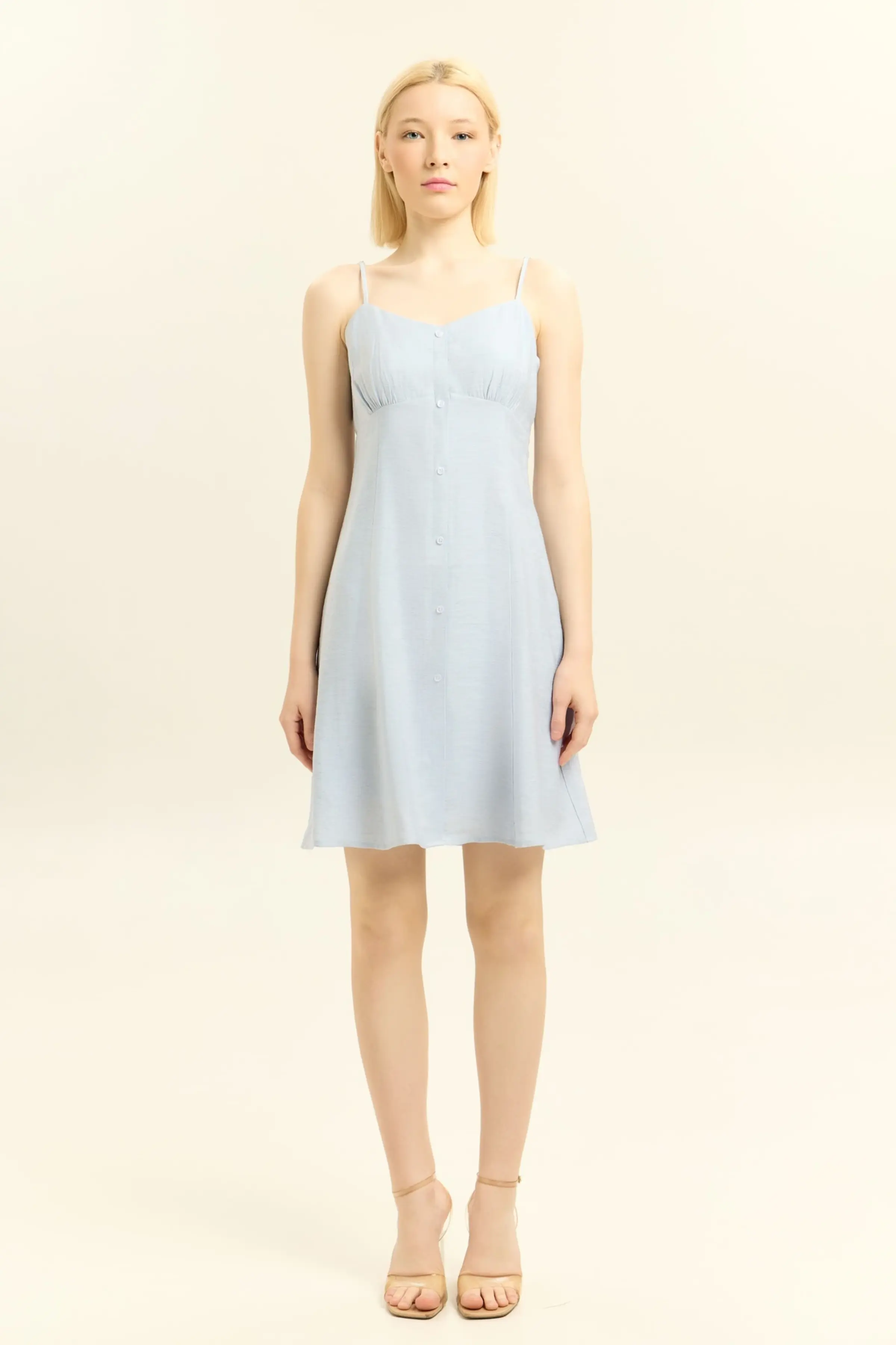 Сарафан голубой для женщин 45282-10 48