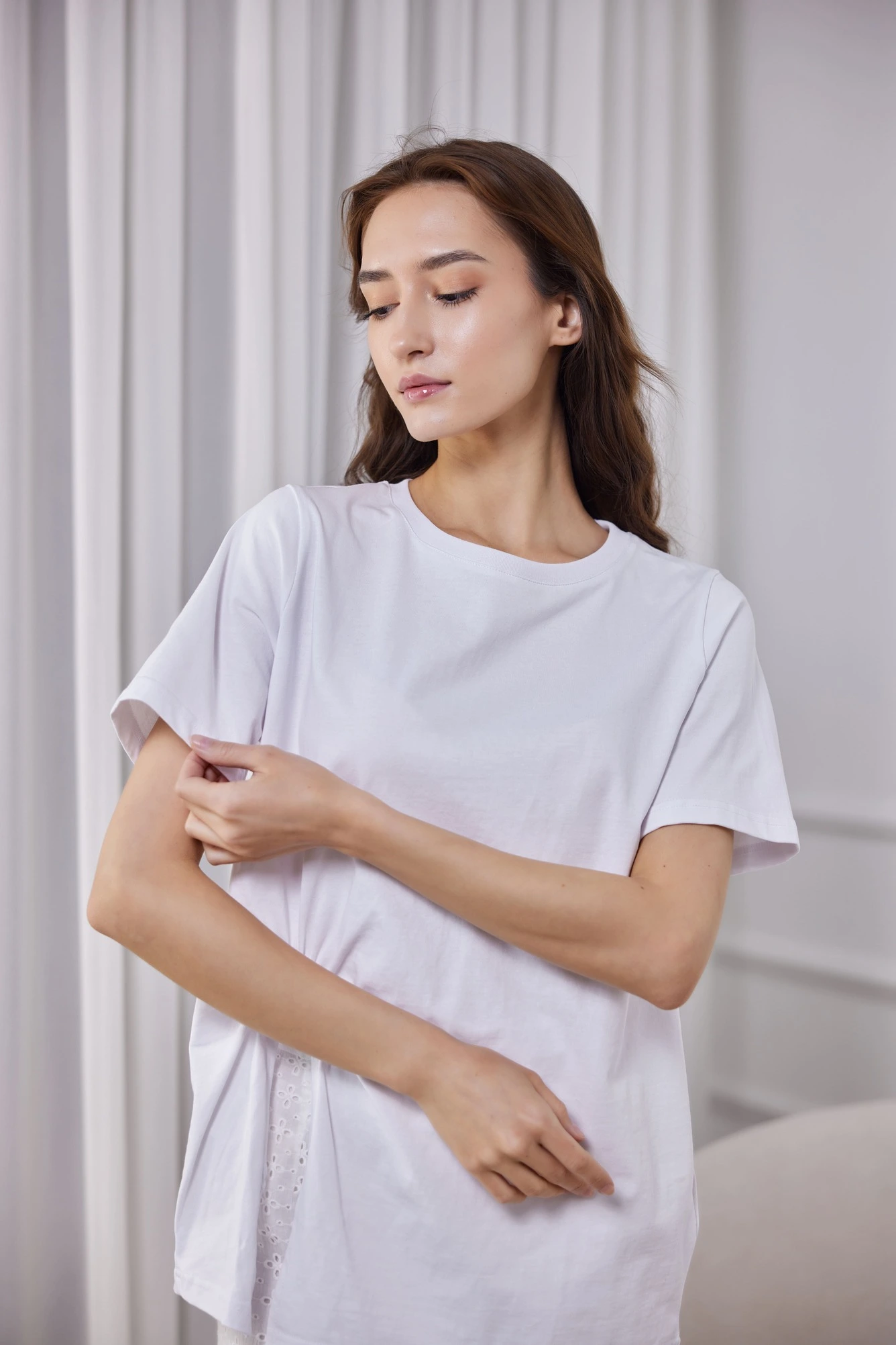 Футболка белый для женщин 41189-4 67