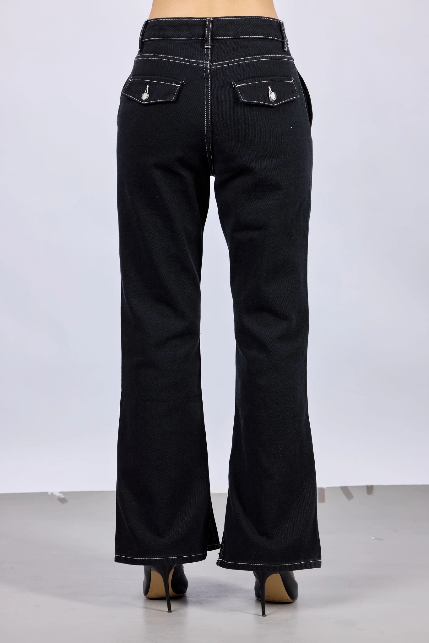 Джинсы черный для женщин 43180-1 74