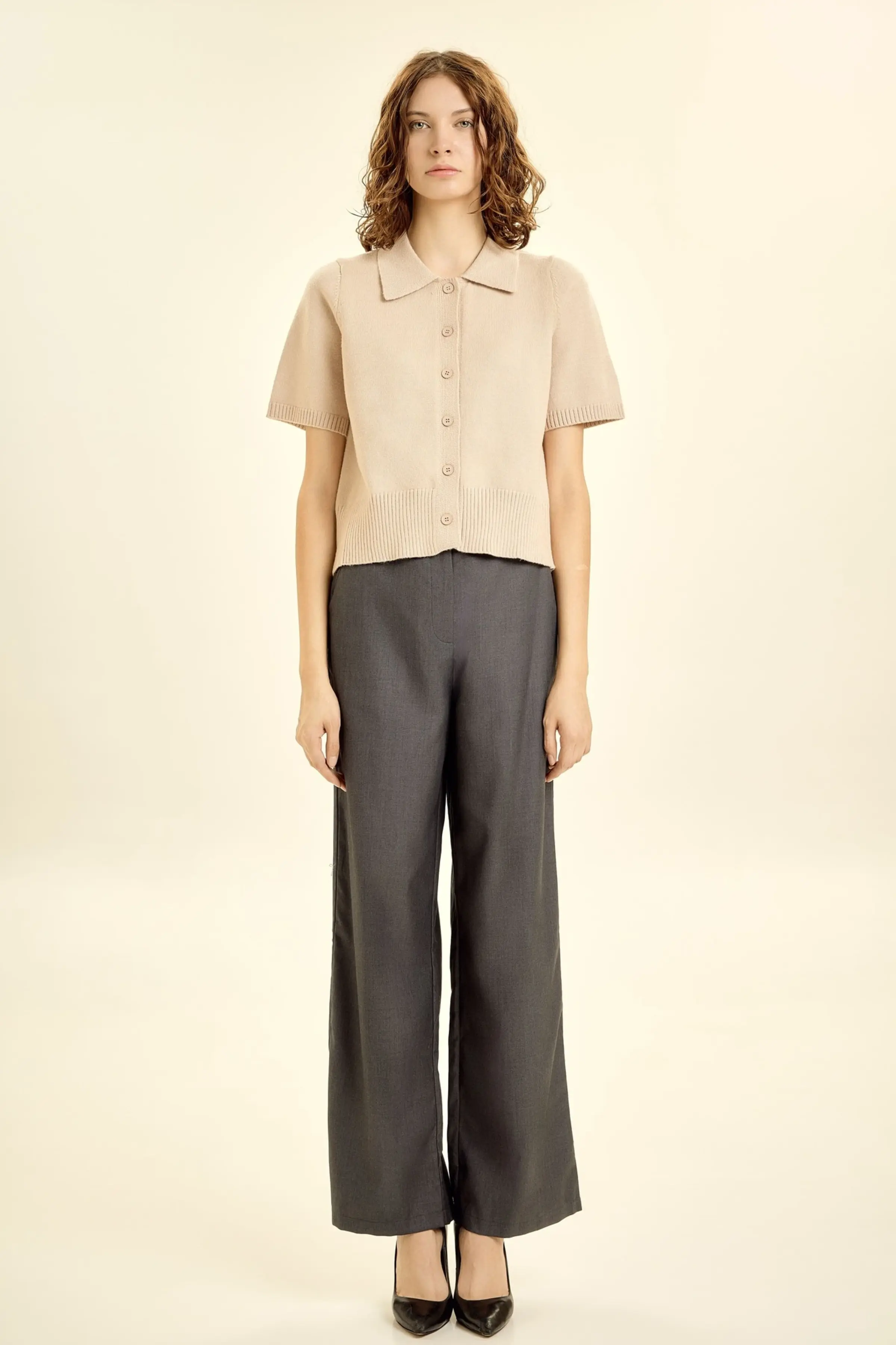 Кардиган бежевый для женщин 46153-15 50