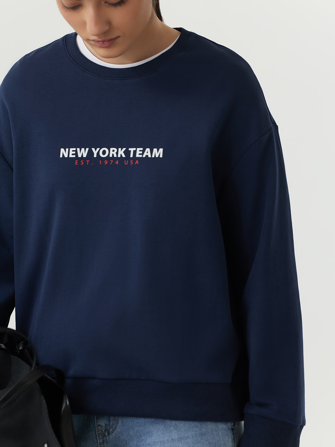 Лонгслив синий для женщин 48197-65 59