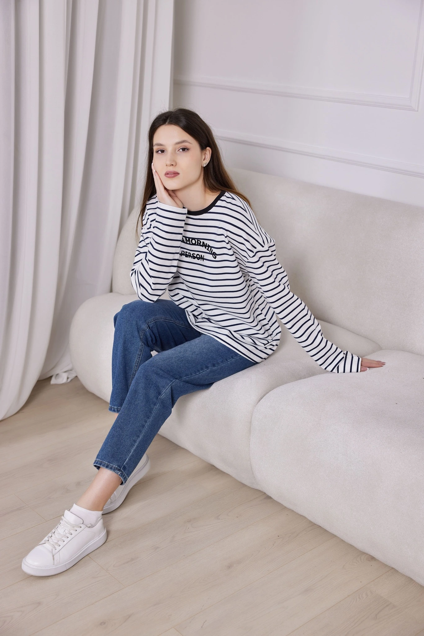 Джинсы синий для женщин 40755-65 74