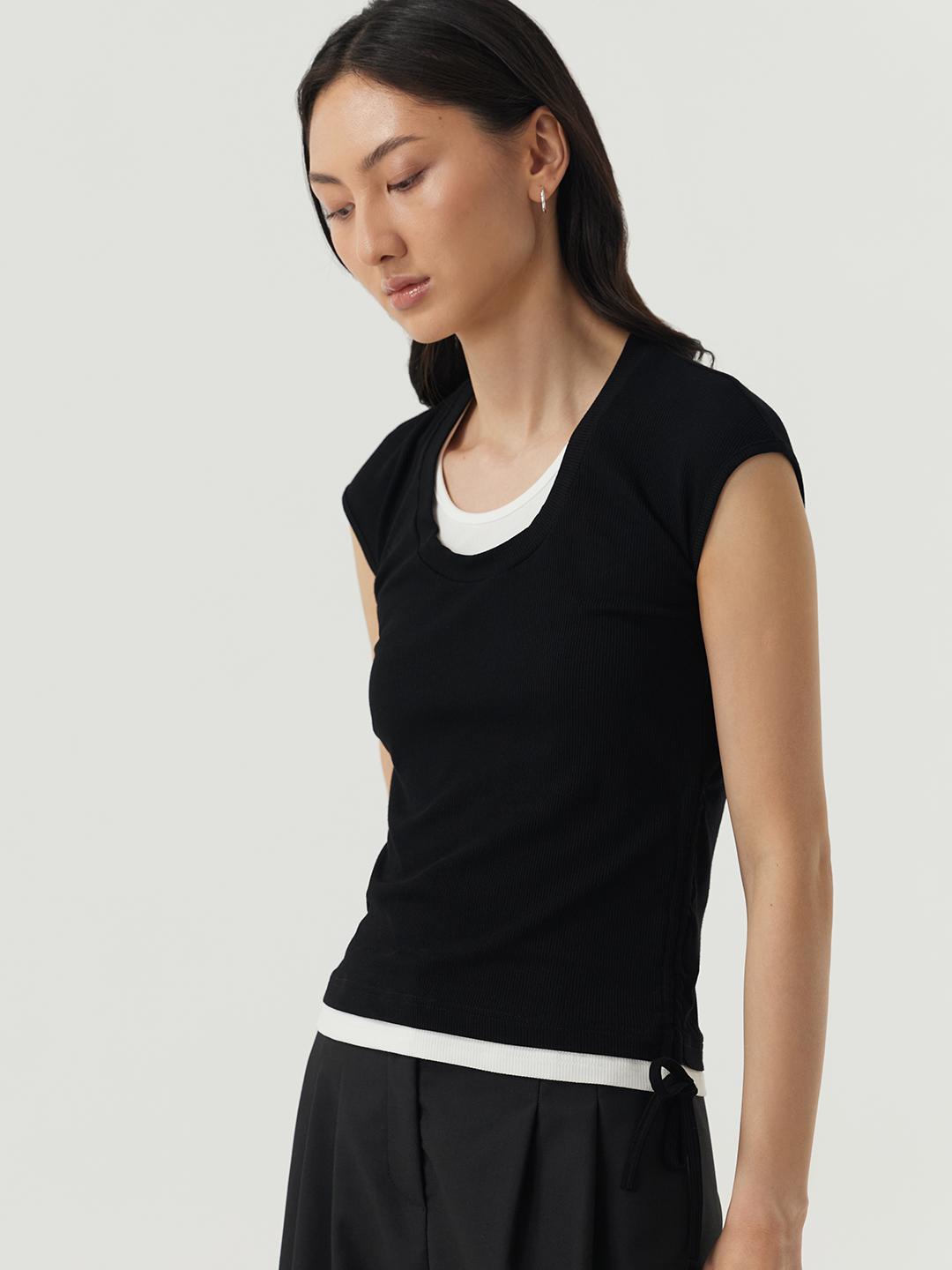 Футболка черный для женщин 48282-1 67