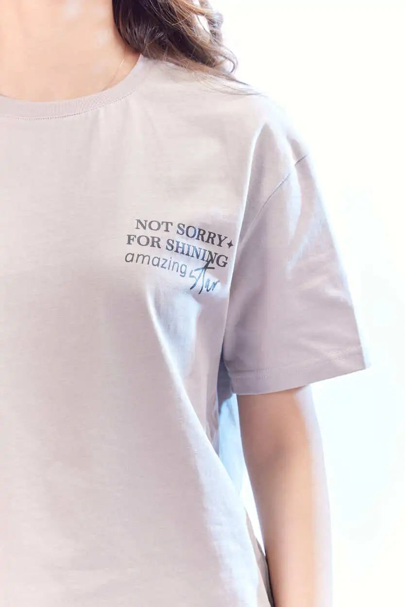 Футболка серый для женщин 44283-61 67