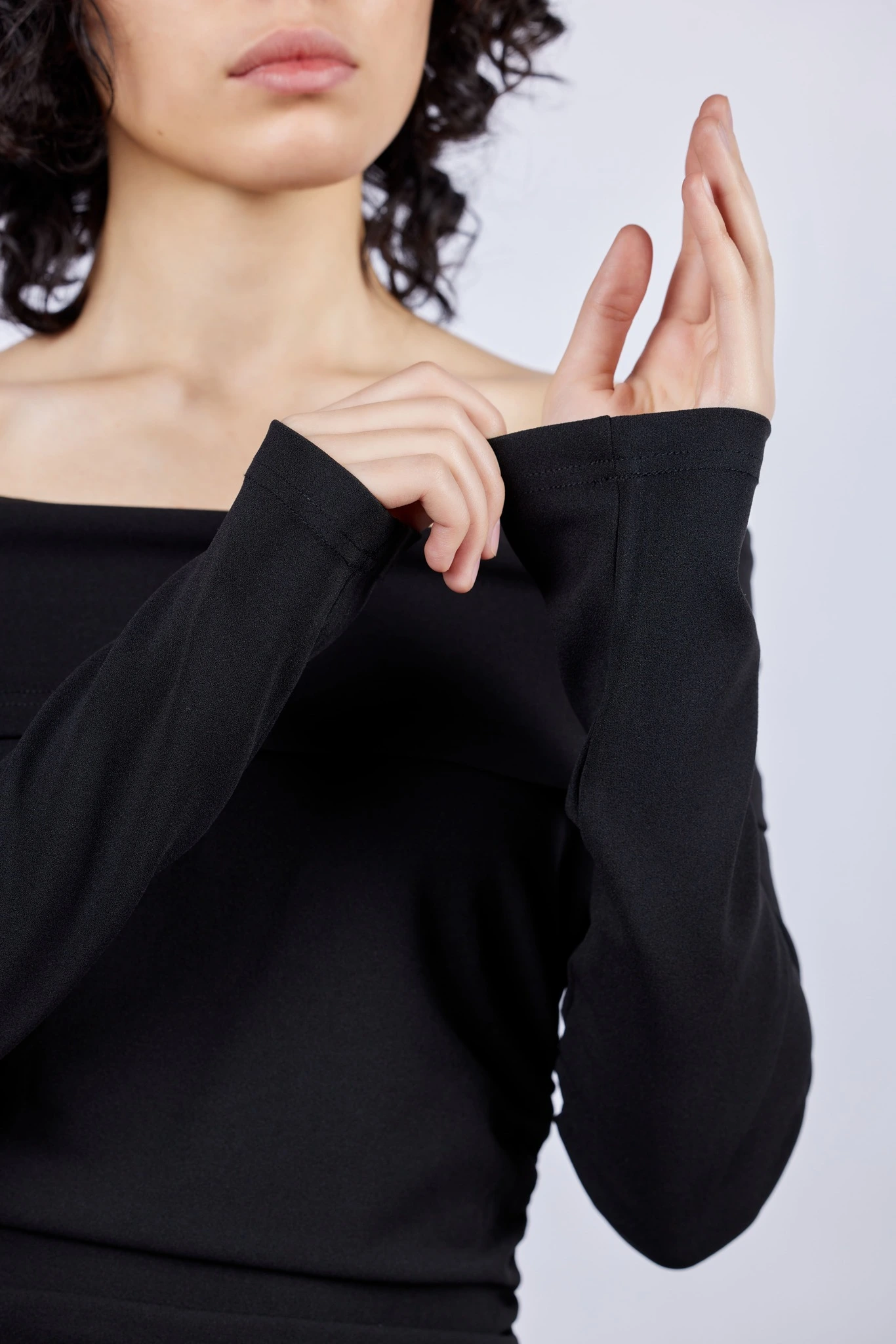 Платье черный для женщин 43197-1 54