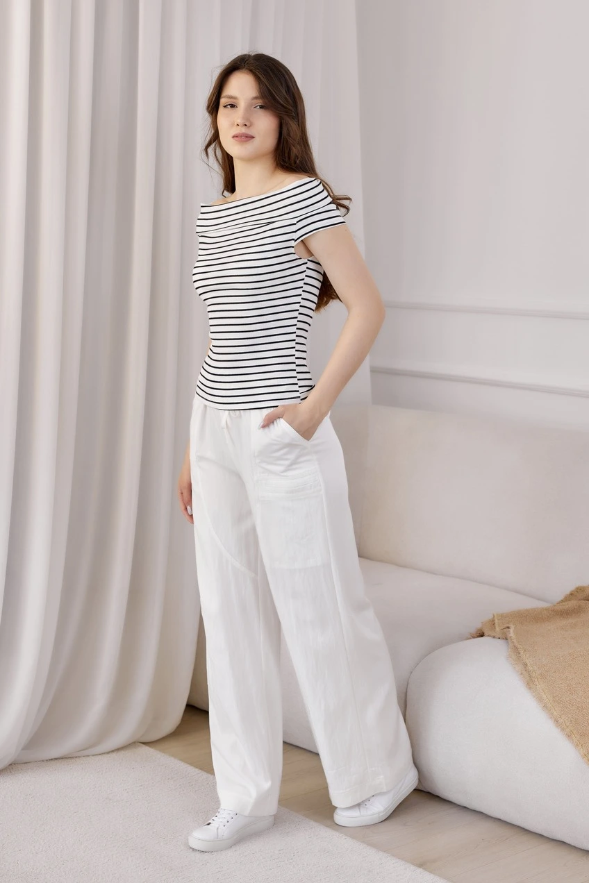 Брюки белый для женщин 41125-4 71