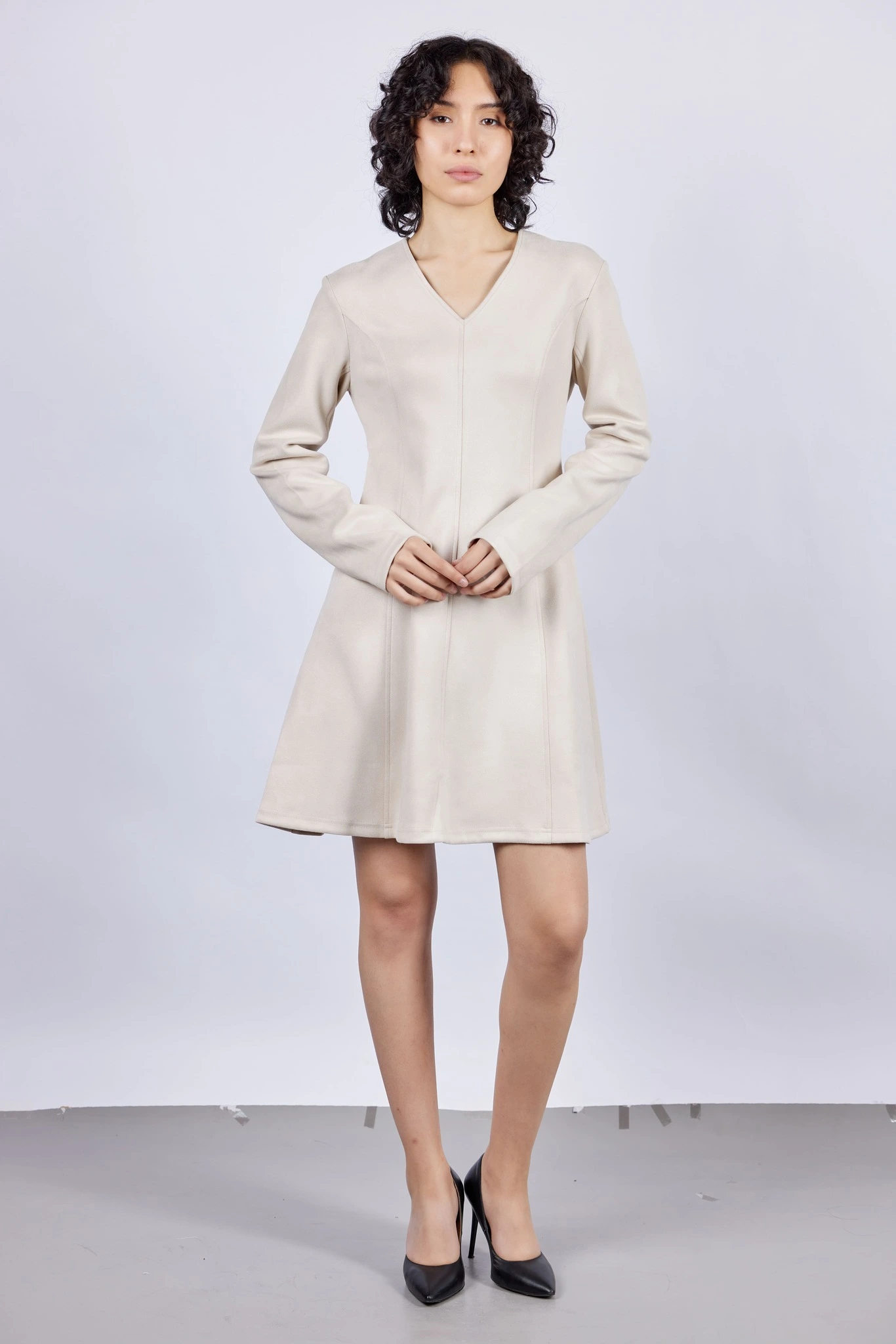 Платье бежевый для женщин 43203-15 54