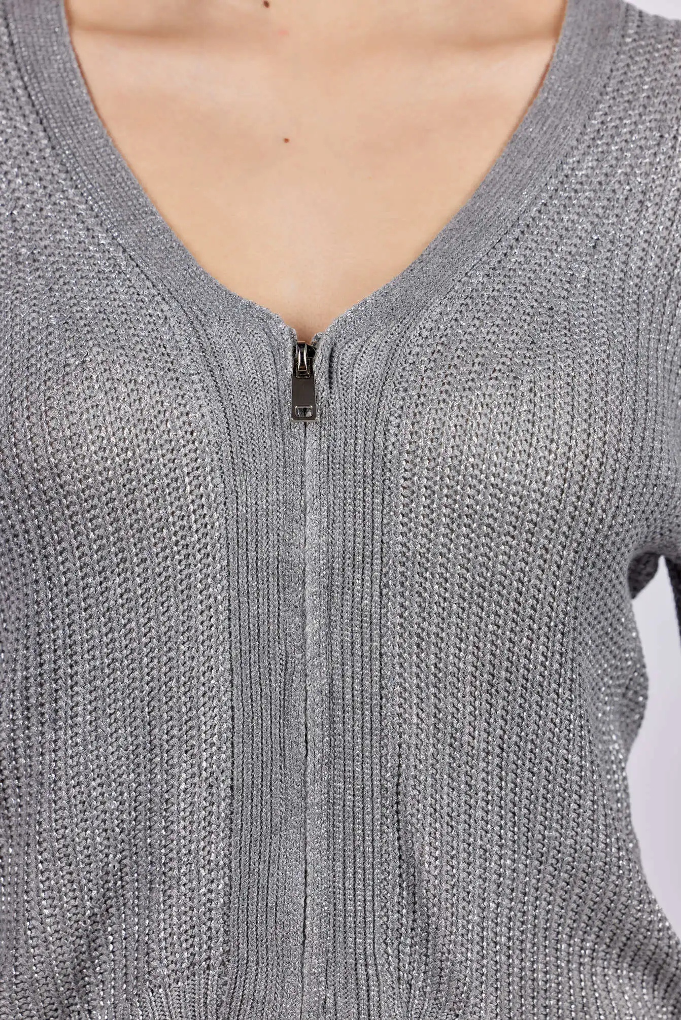 Кардиган светло-серый для женщин 43109-9 50