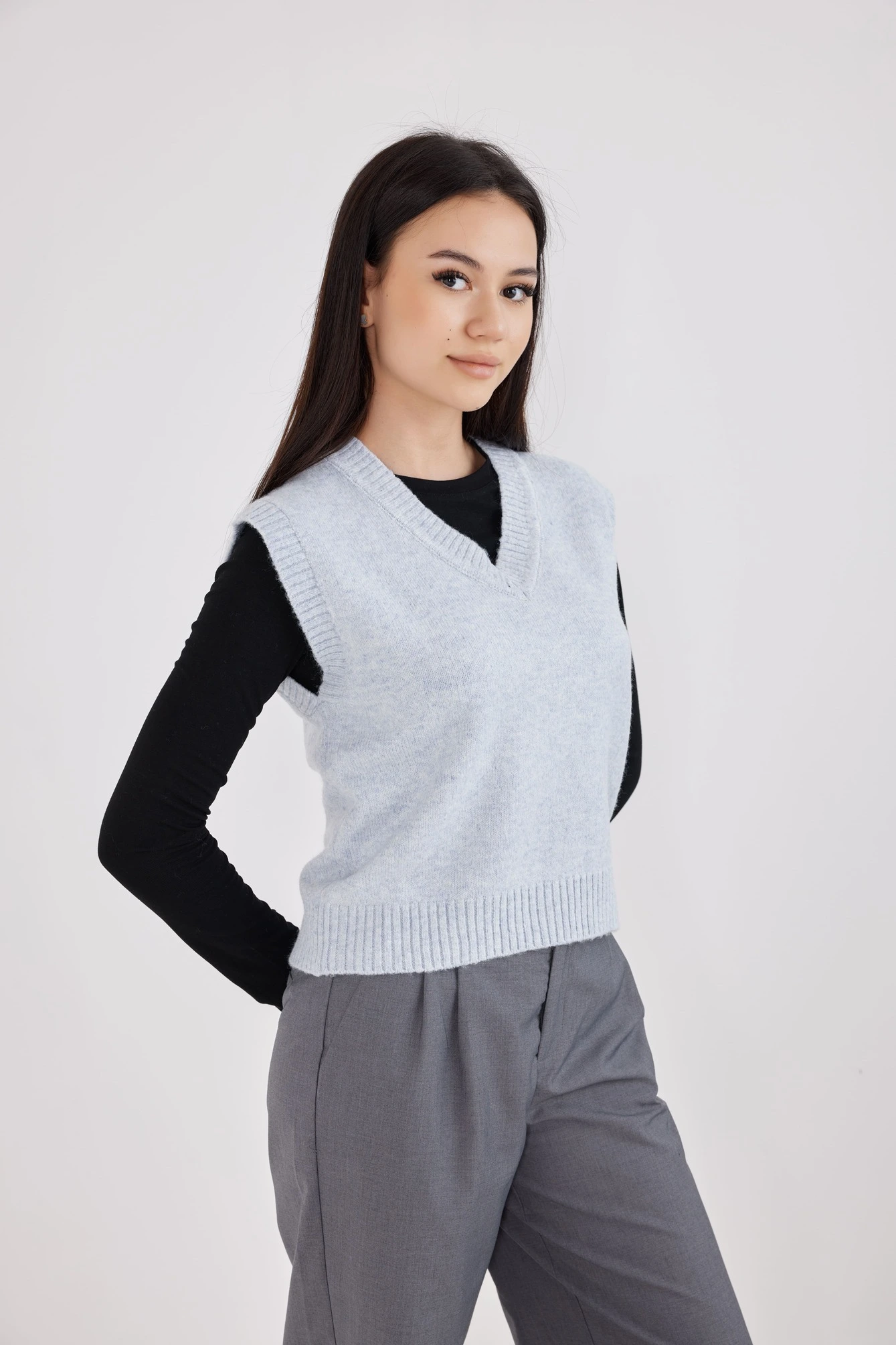 Жилетка синий для женщин 42115-65 68