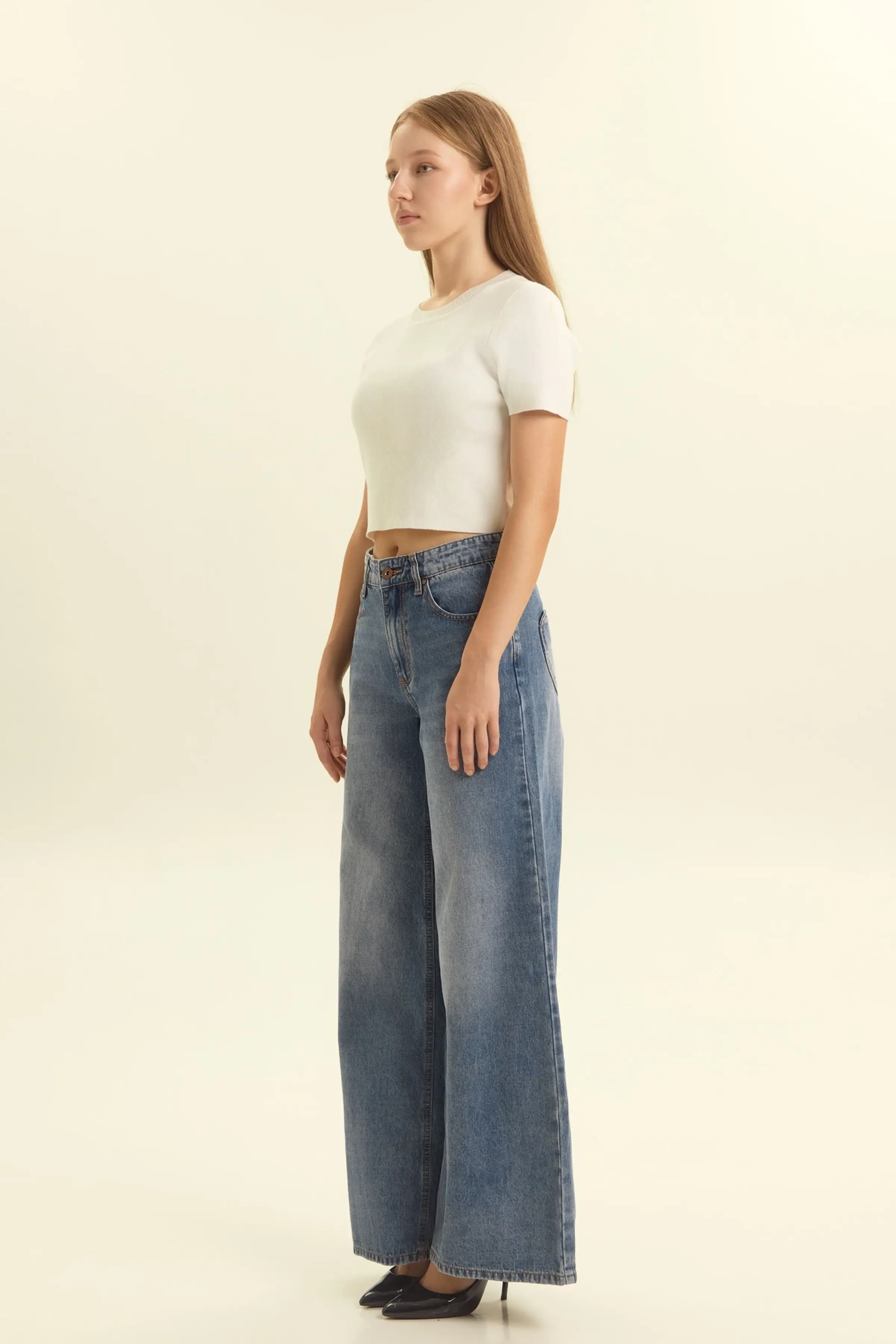 Джемпер белый для женщин 46342-4 60