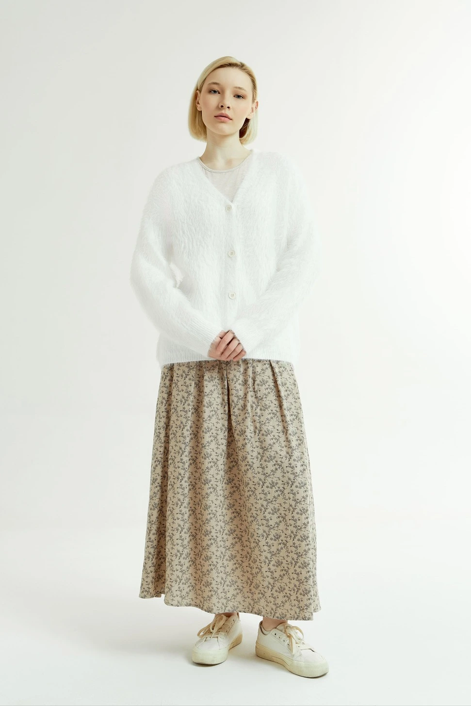 Кардиган белый для женщин 43142-4 50