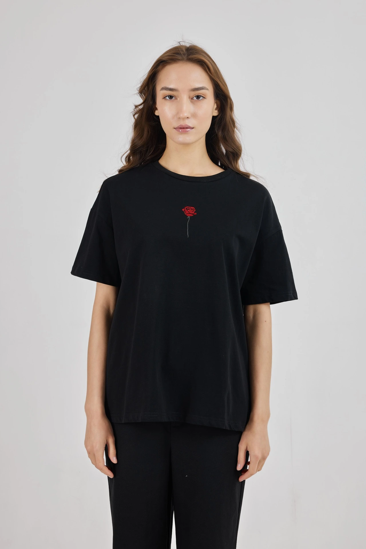 Футболка черный для женщин 41176-1 67