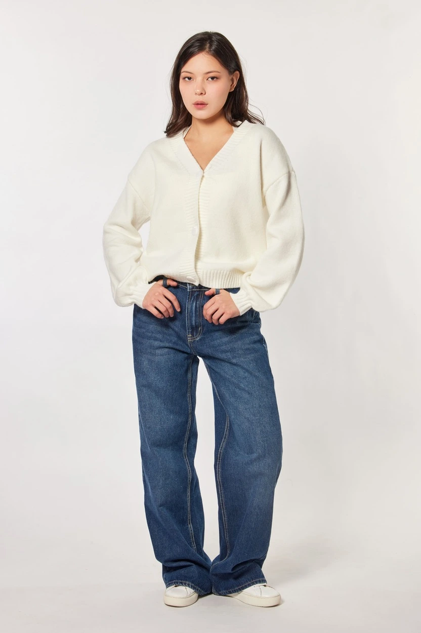 Кардиган белый для женщин 44147-4 50