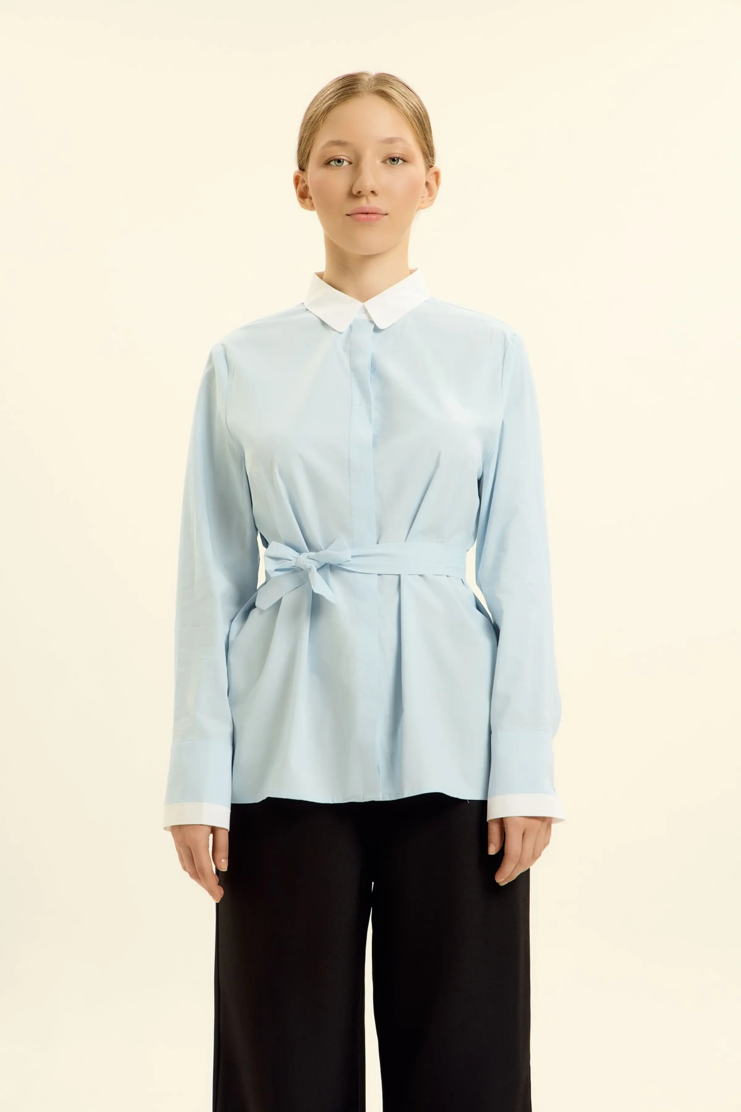 Рубашка голубой для женщин 46308-10 66