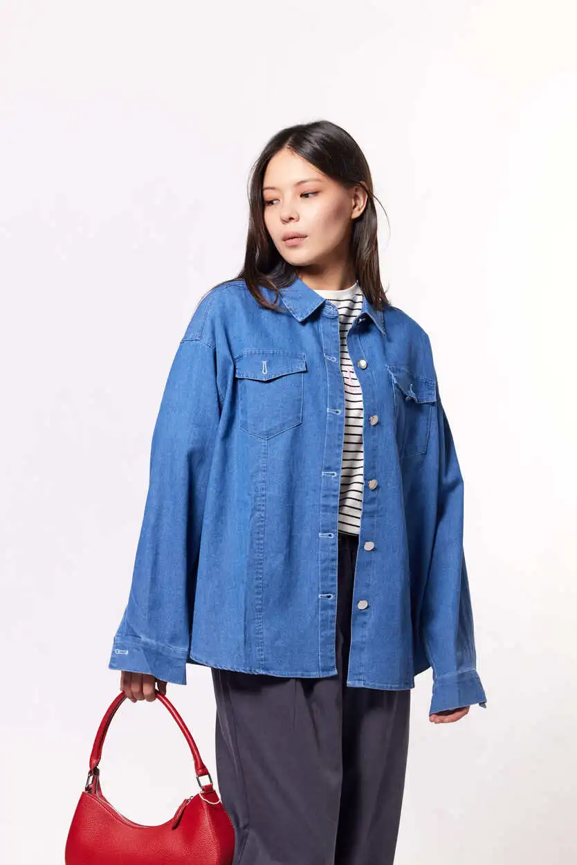 Рубашка синий для женщин 42213-65 66