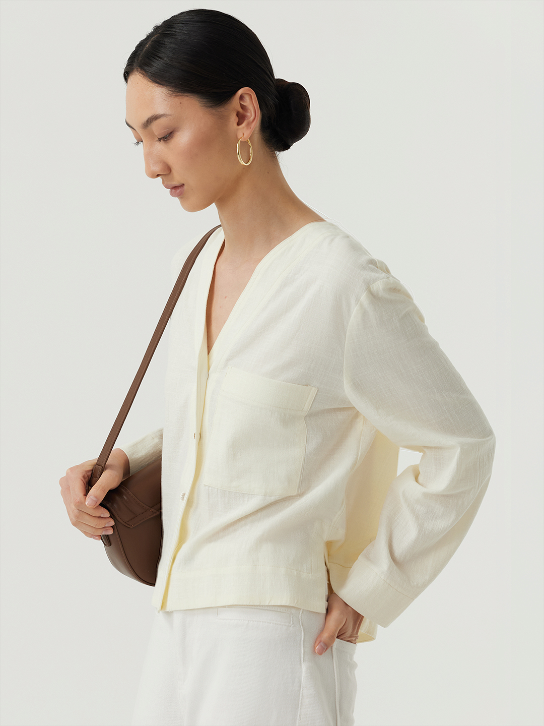 Блузка айвори для женщин 48239-234 28