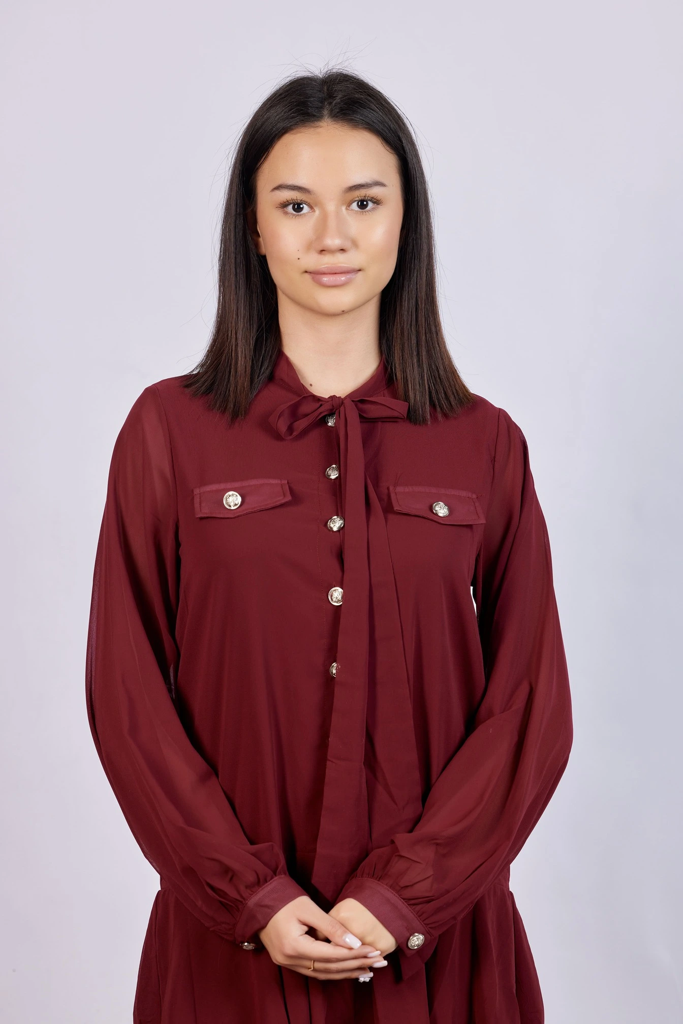 Платье бордовый для женщин 43170-67 54