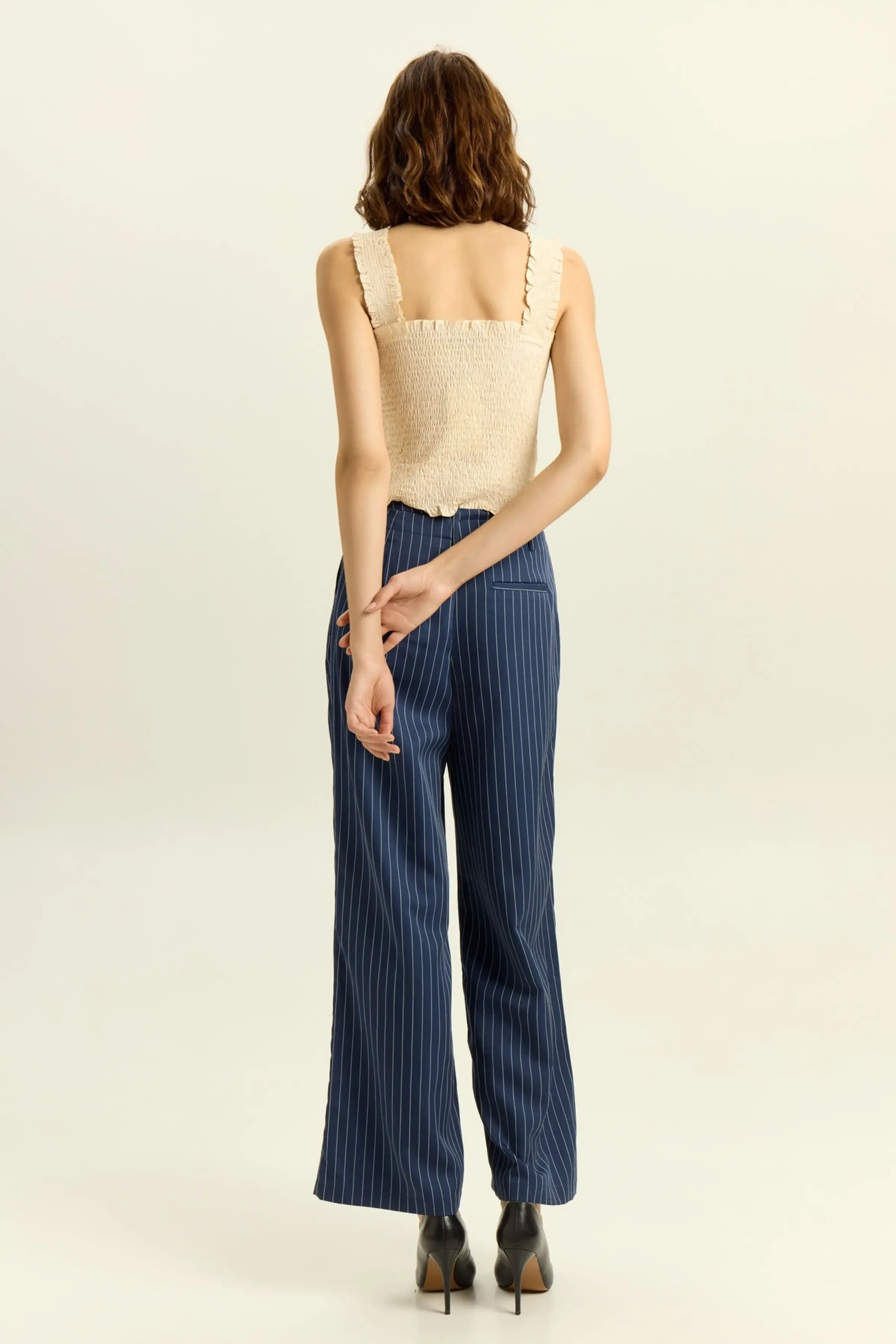 Брюки синий в полоску для женщин 41241-158 71