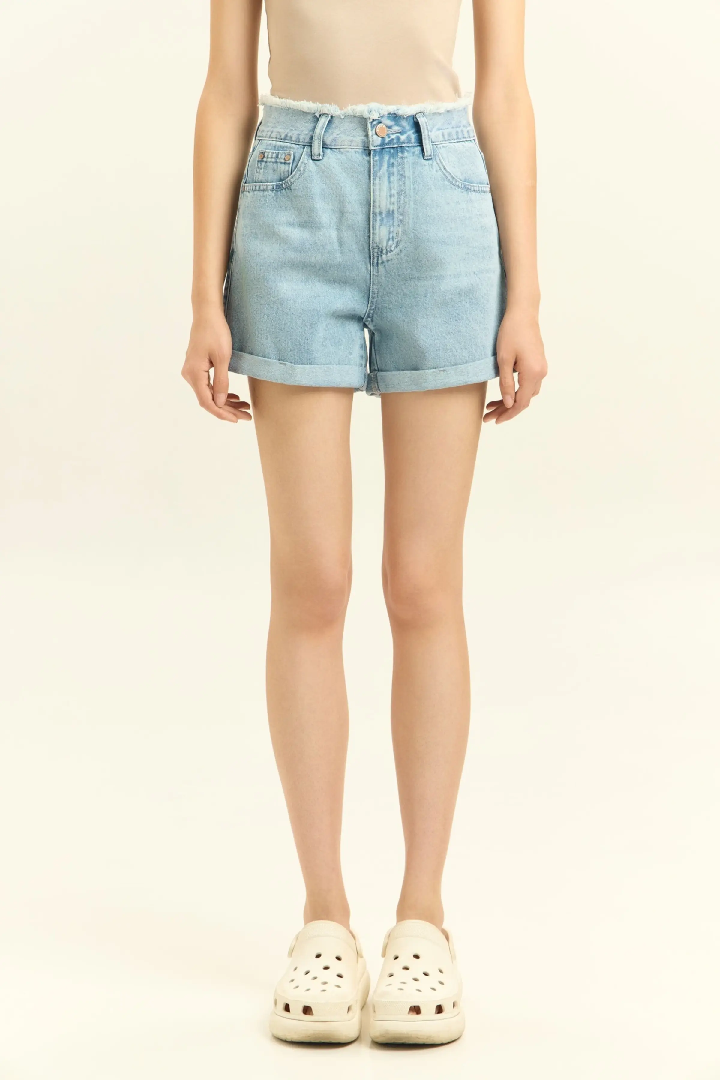 Шорты светло-голубой для женщин 45302-25 57