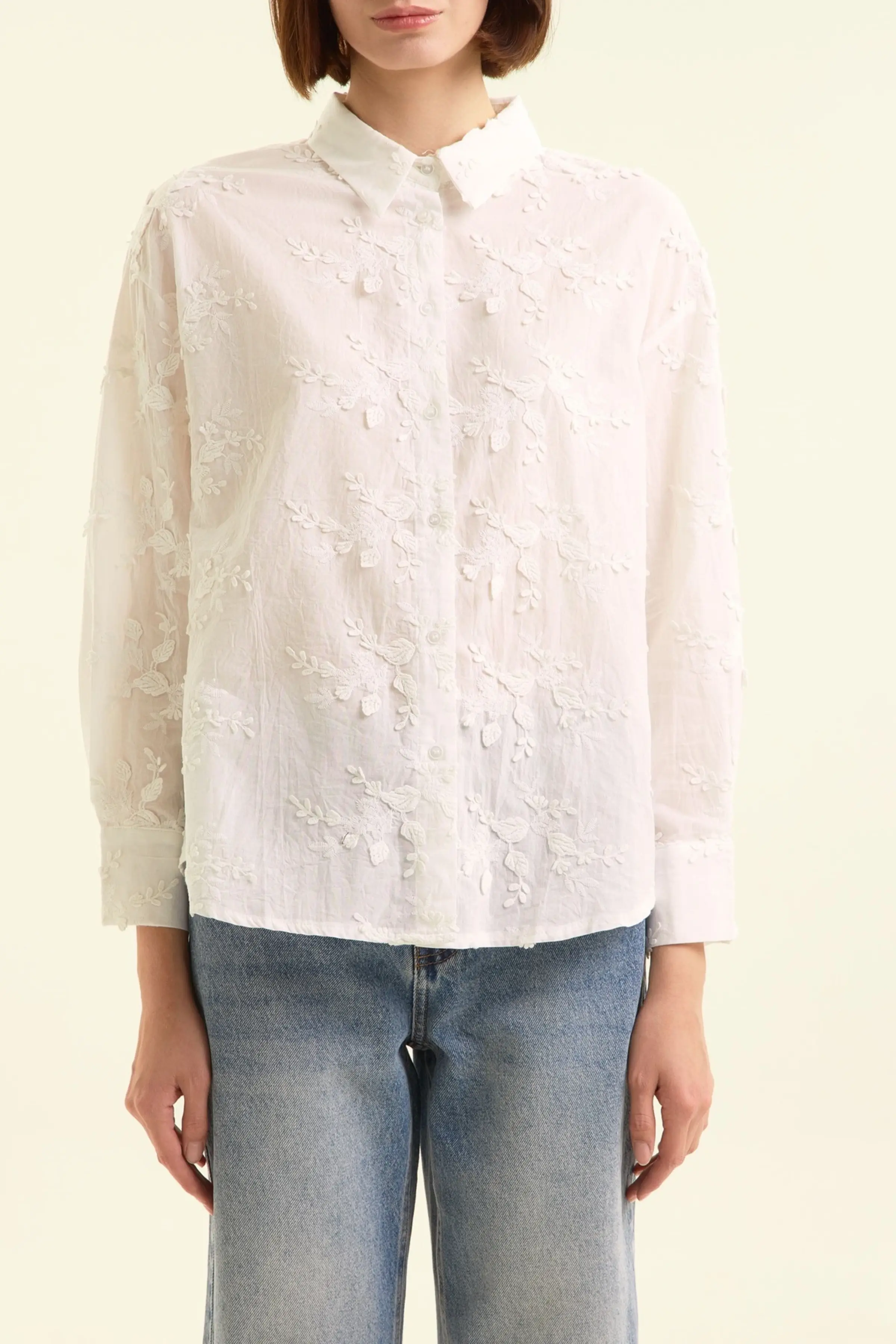 Рубашка белый для женщин 47203-4 66