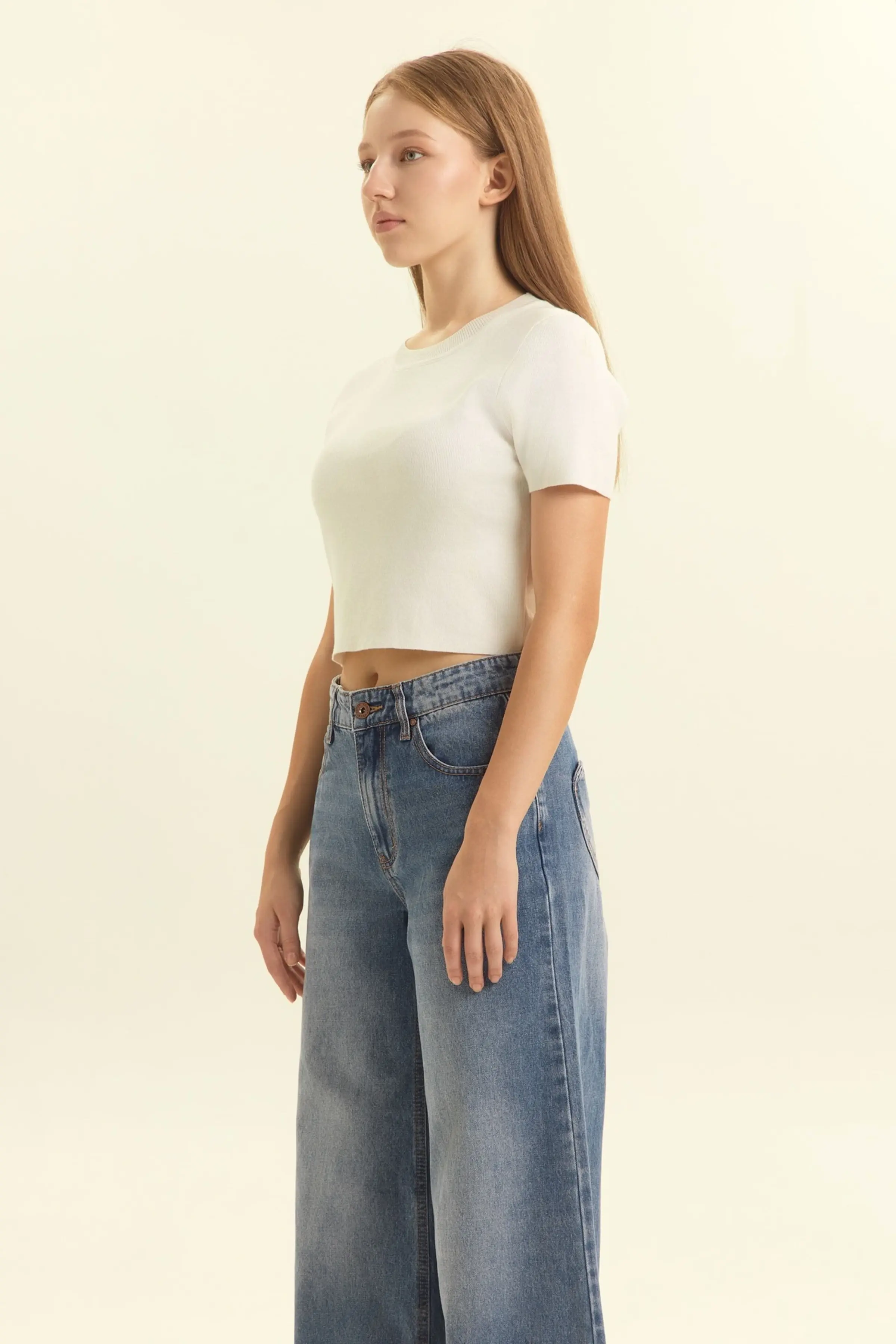 Джемпер белый для женщин 46342-4 60